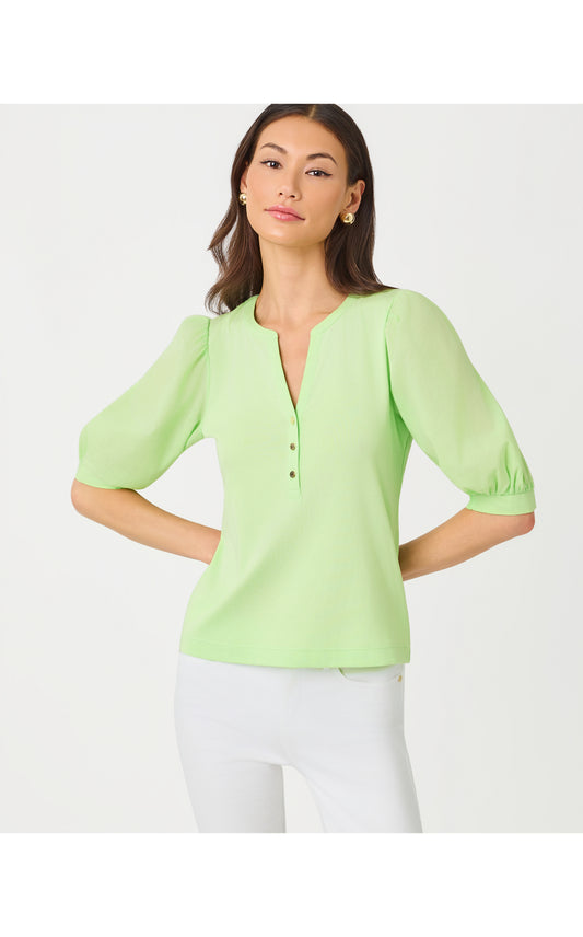 Ronson Knit Top Pistachio Macaron