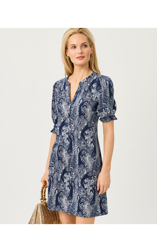 Delsie Dress Lil Palm Prowl