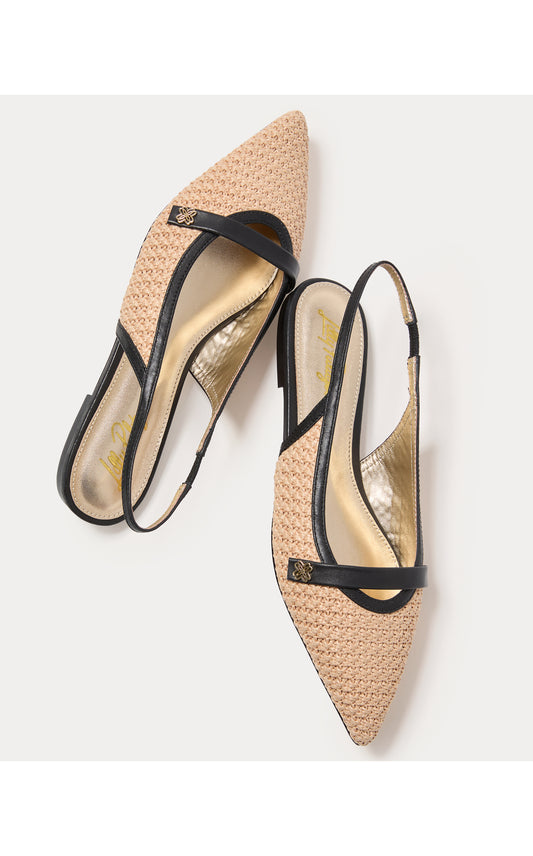 Malia Raffia Slingback