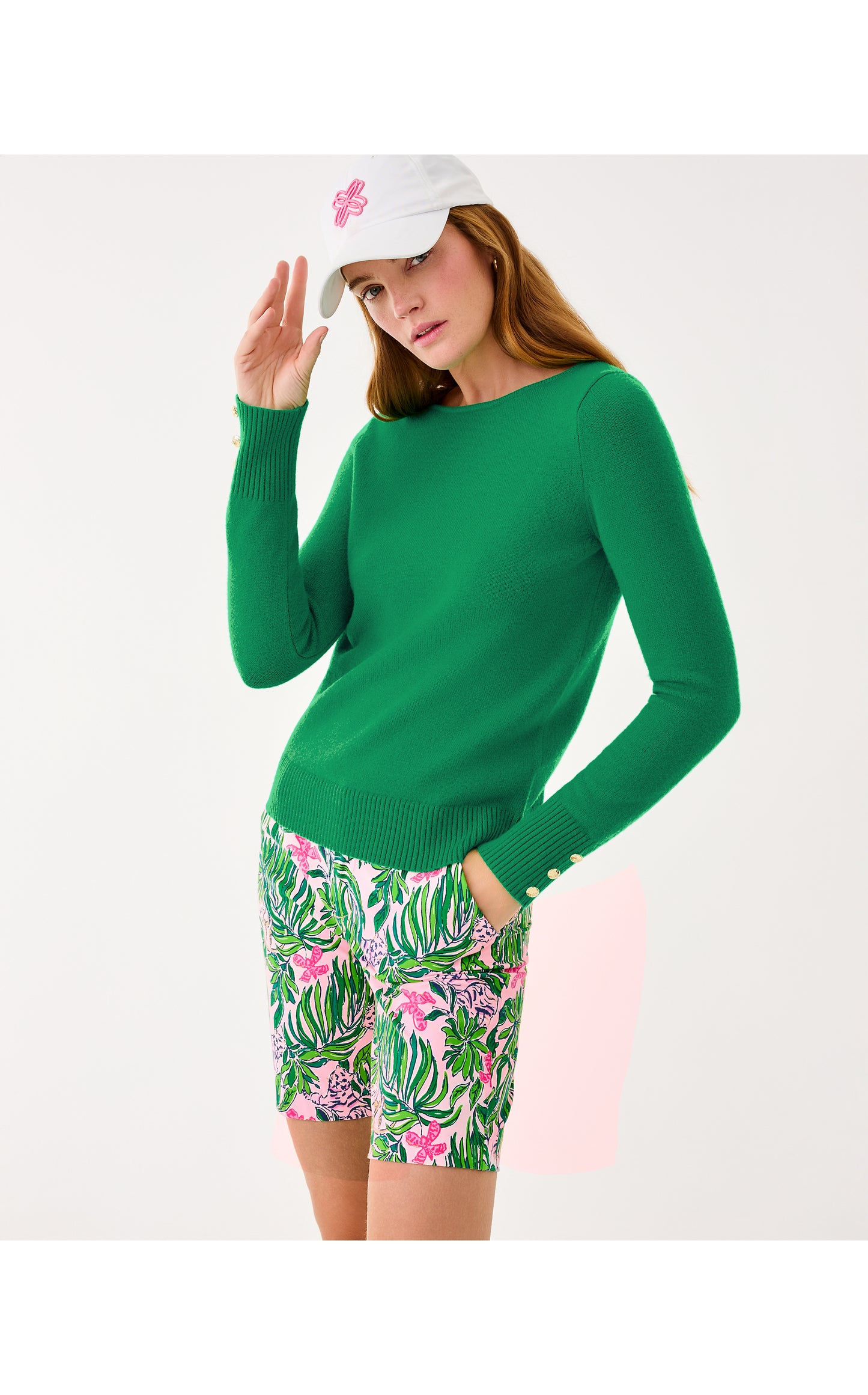Lola Sweater Bamboo Green