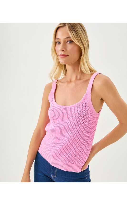 Bristow Sweater Tank Pink Bliss