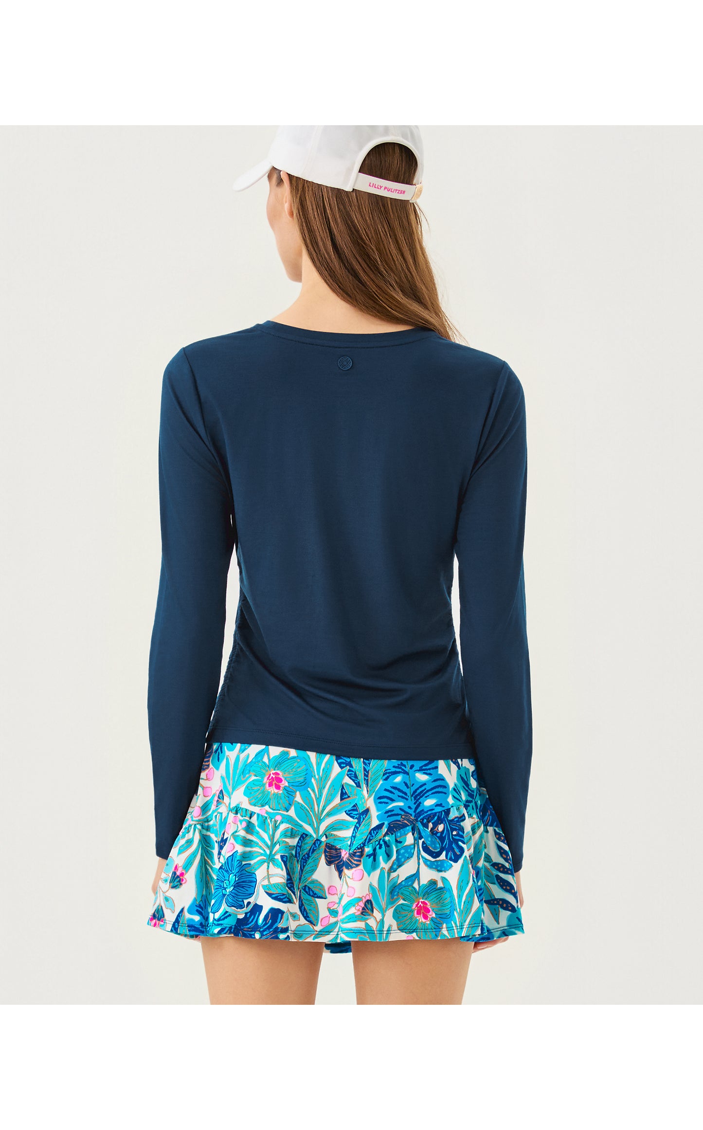 Heston Long Sleeve Tee UPF 50+ Low Tide Navy