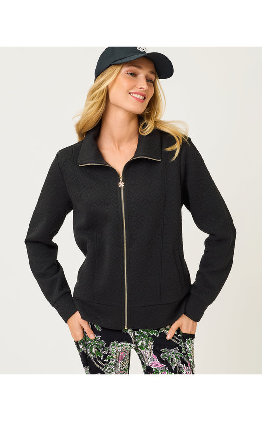 Eleni Zip-Up Noir
