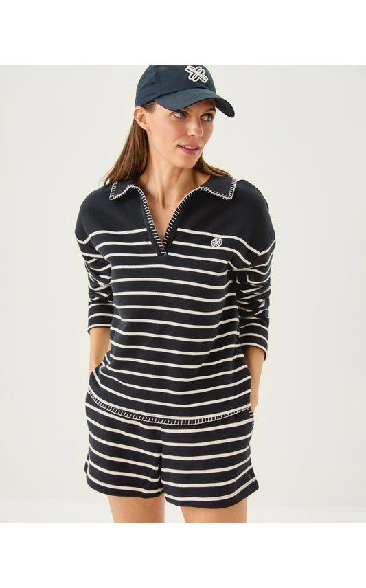 Corvaya Pullover Noir Legacy Stripe