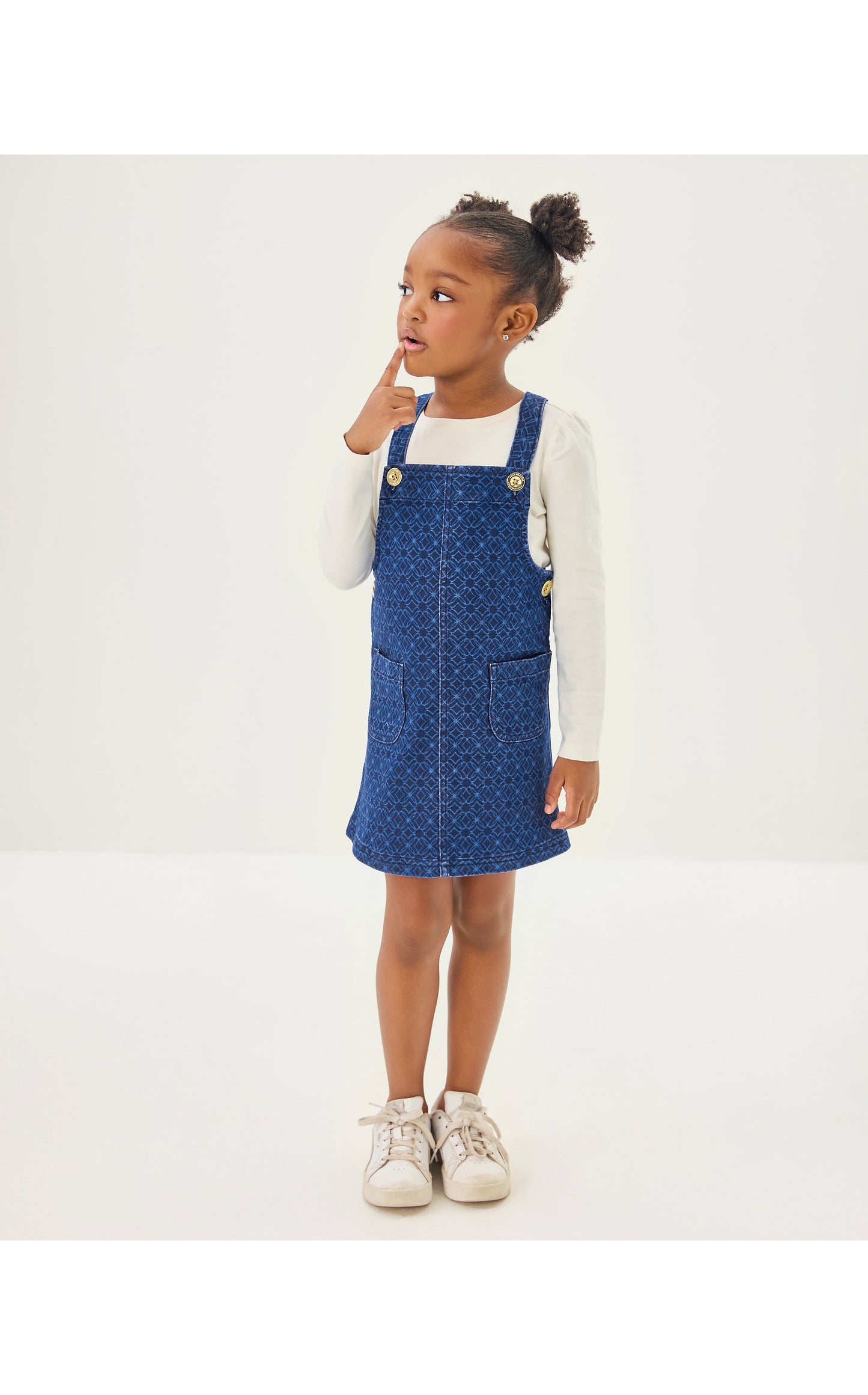 Varney Overall Dress Dark Wash