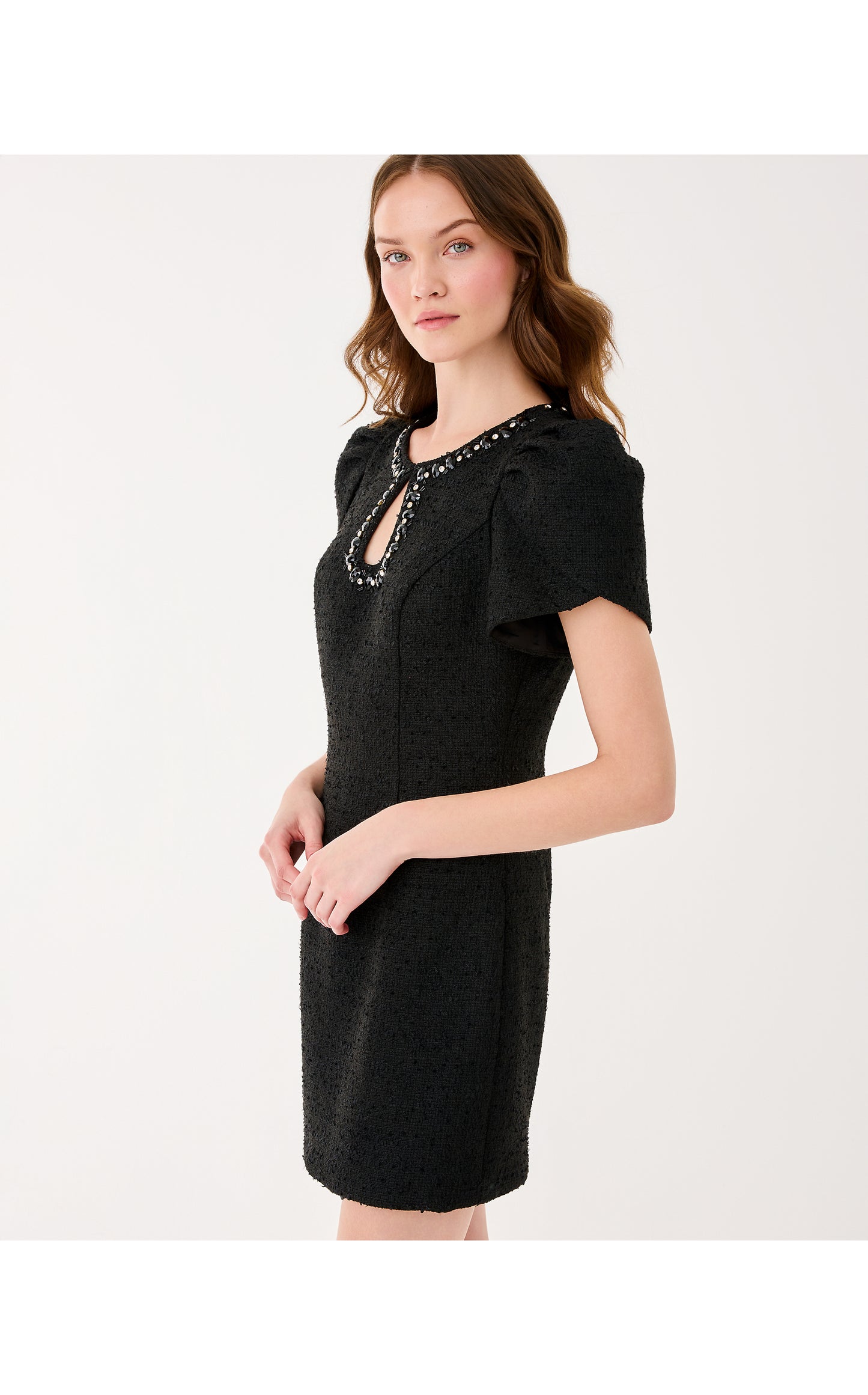 Emmylou Boucle Dress Noir
