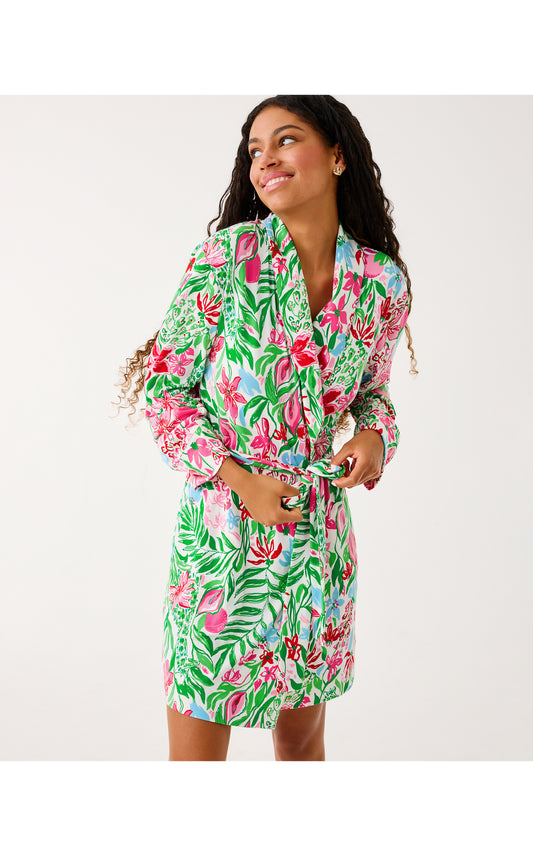 Janine PJ Robe Glowing Gardens