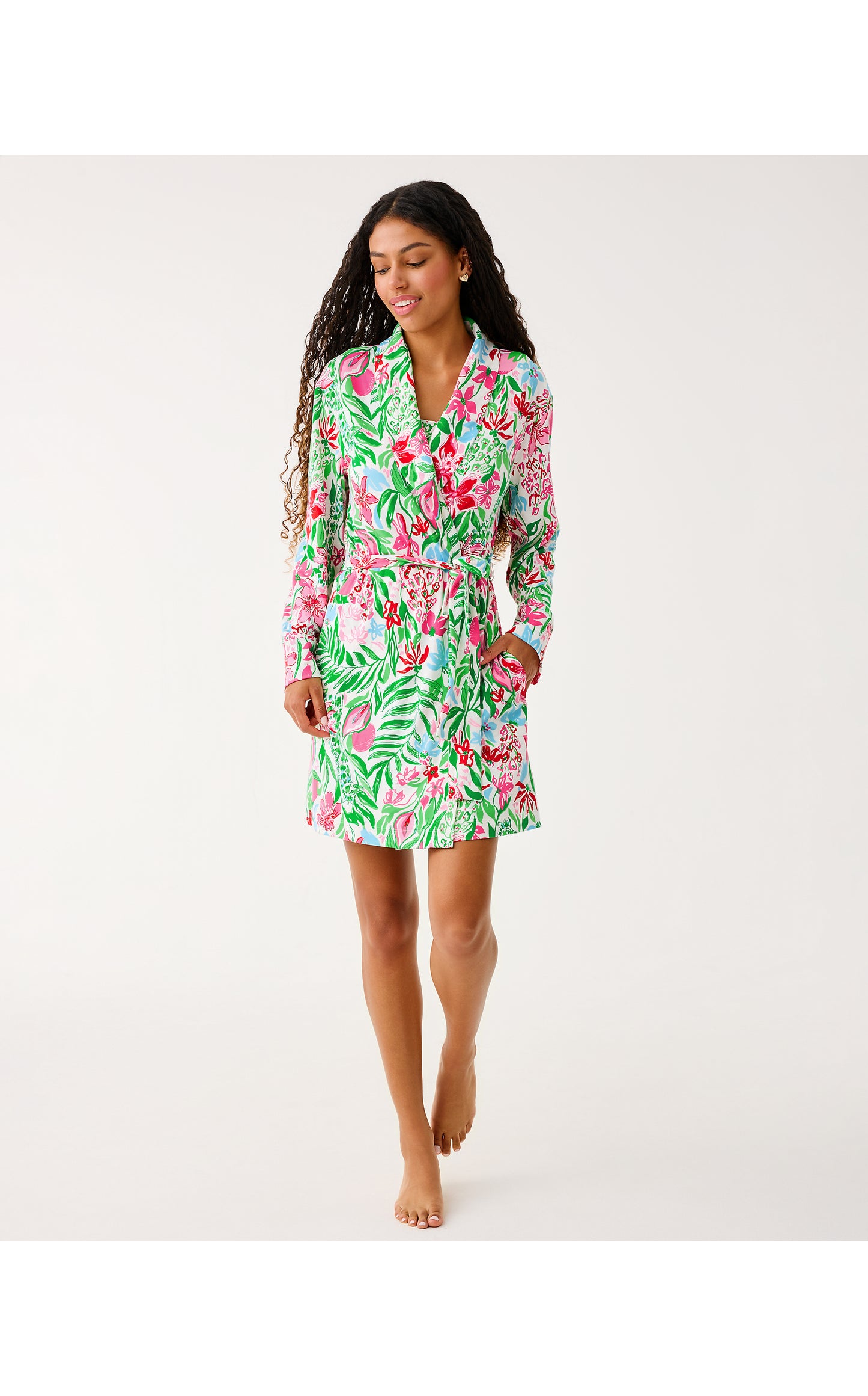 Janine PJ Robe Glowing Gardens
