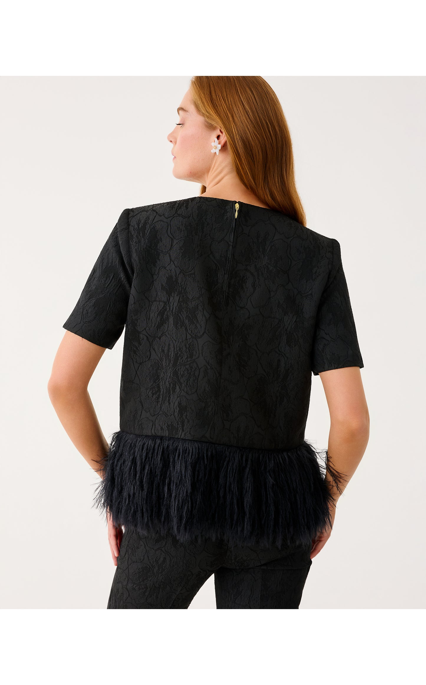 Rylan V-Neck Top Noir