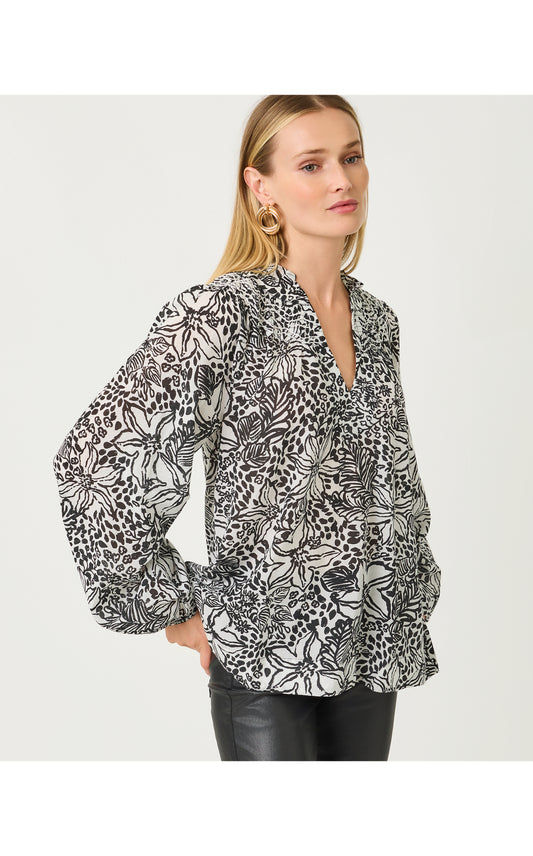 Lourdes Long Sleeve Top Lots to Spot