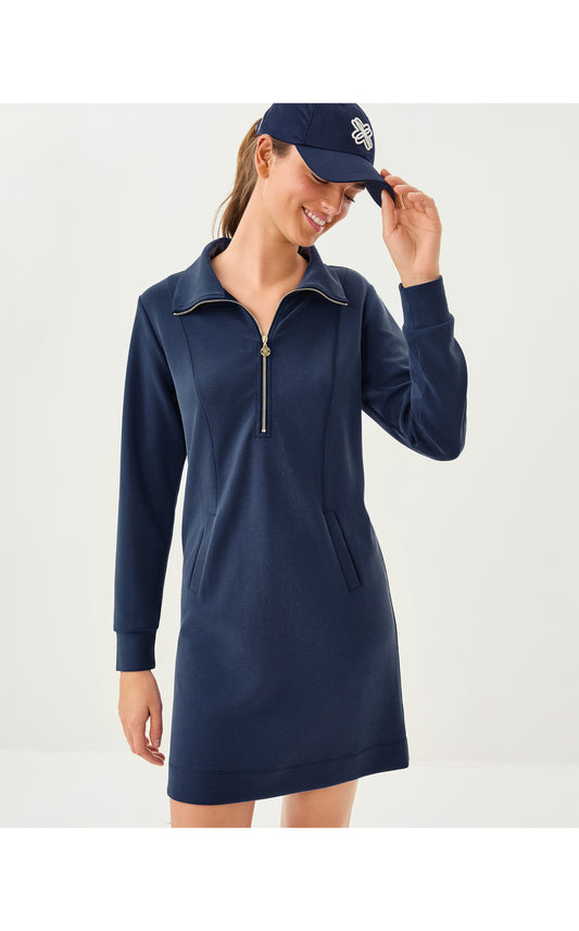 Eleni Dress UPF 50+ Low Tide Navy