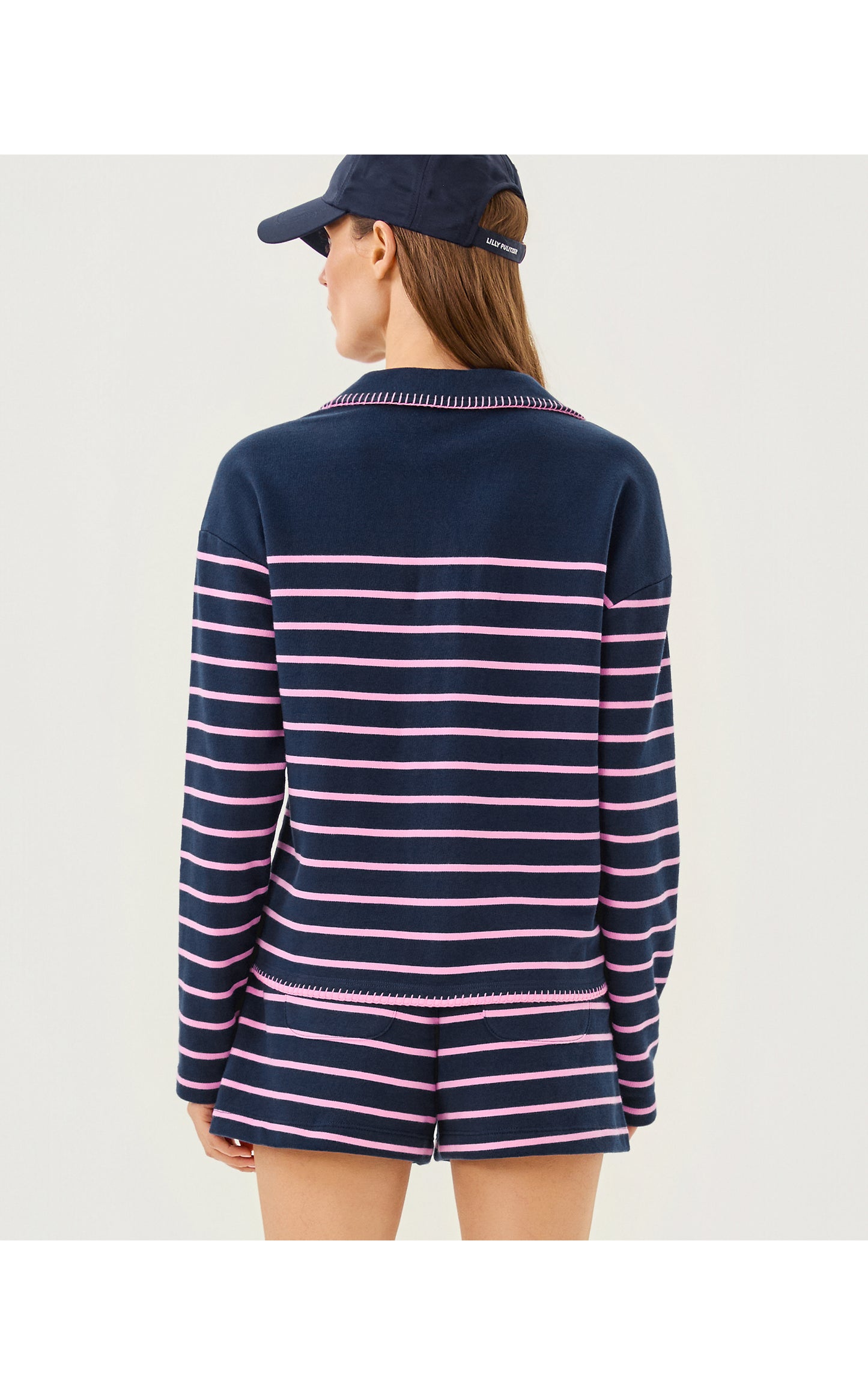 Corvaya Pullover Low Tide Navy Legacy Stripe