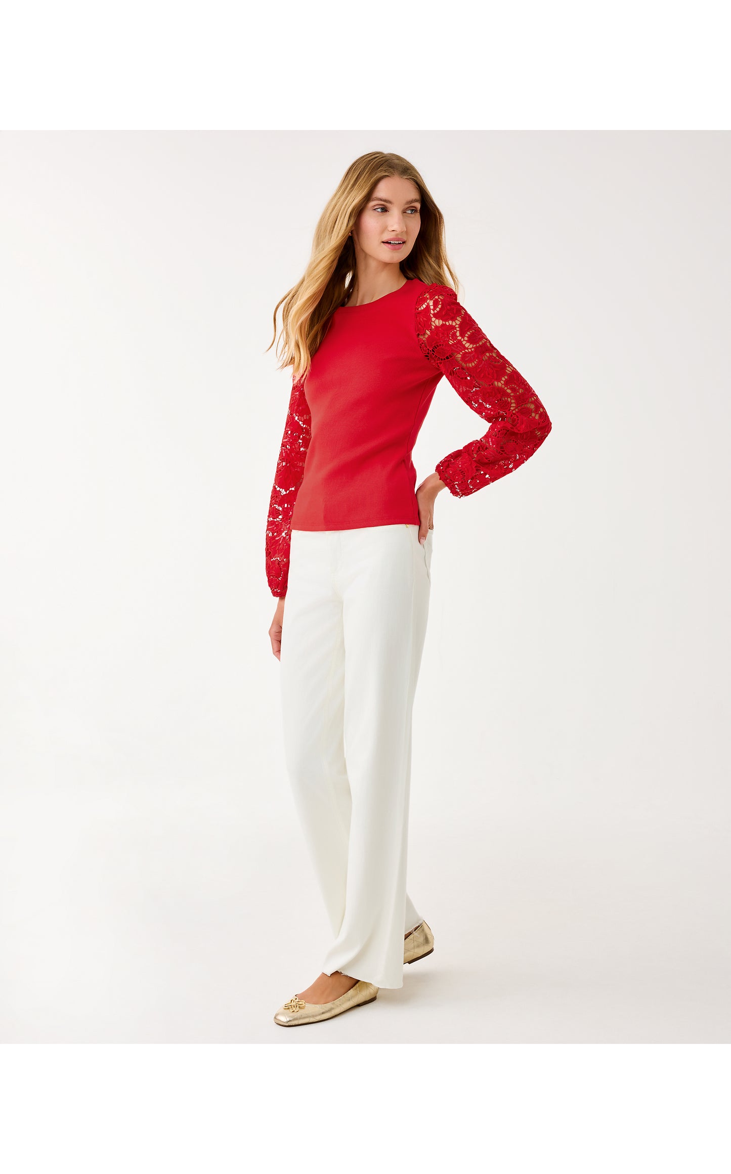 Bryant Knit Top Cranberry Red