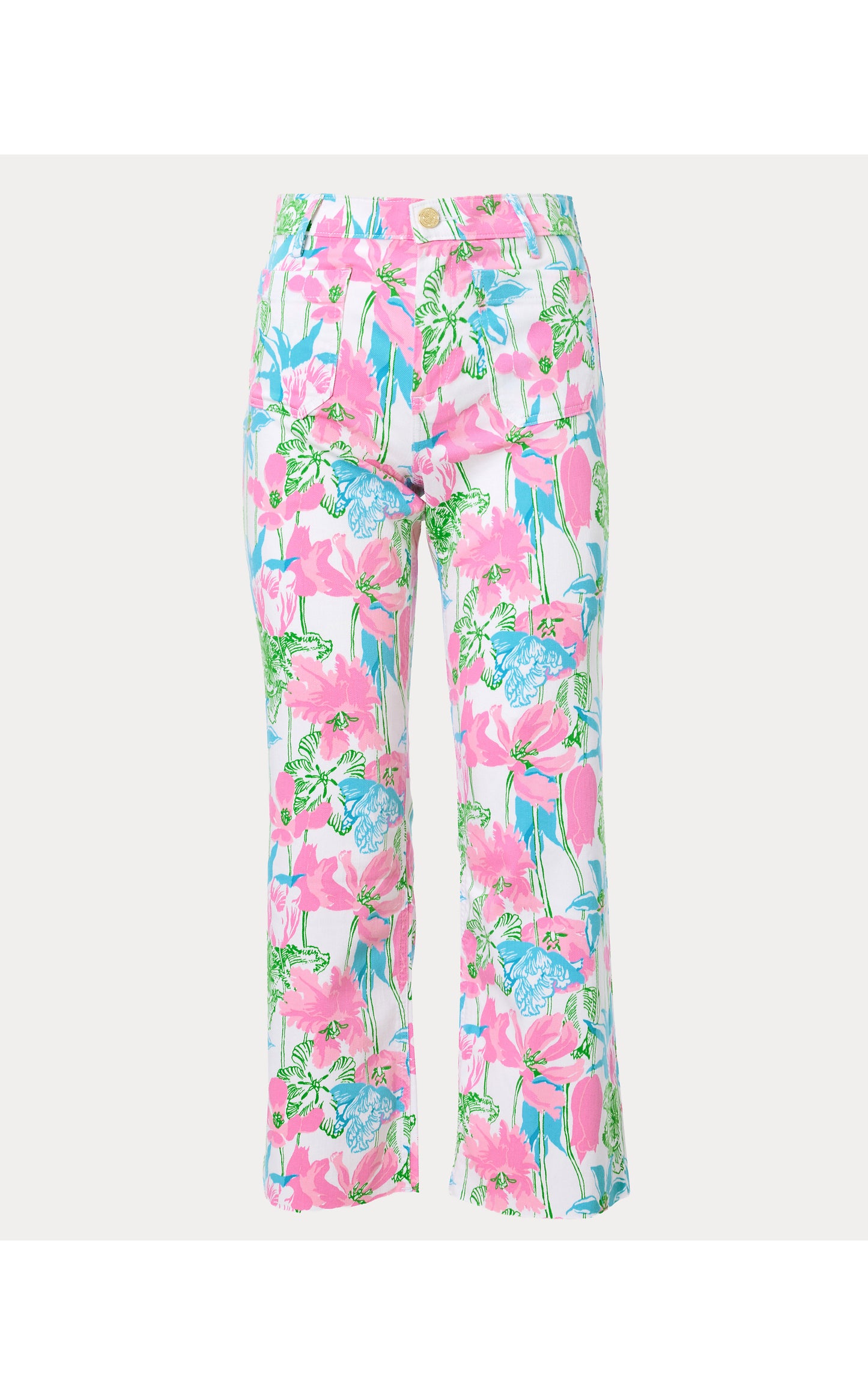 Harleen High Rise Crop Jean Viney Liney