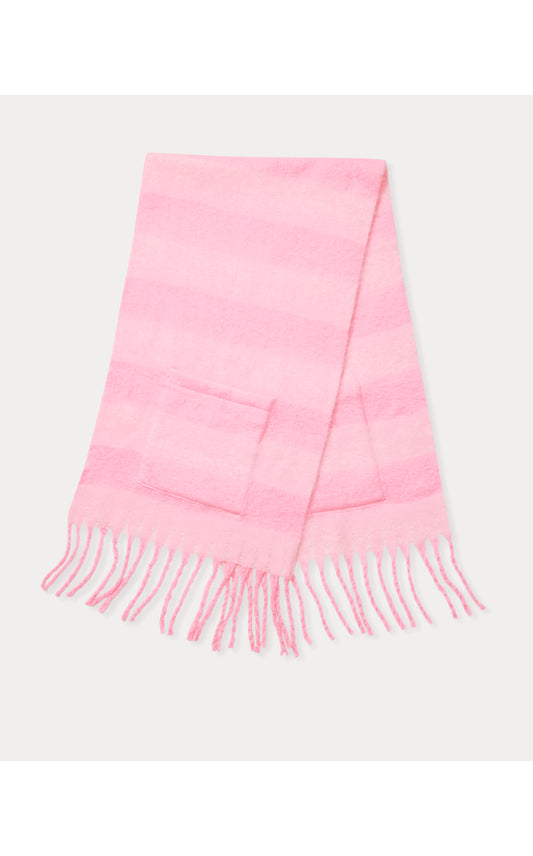 Camelia Fringe Wrap Pink Quartz