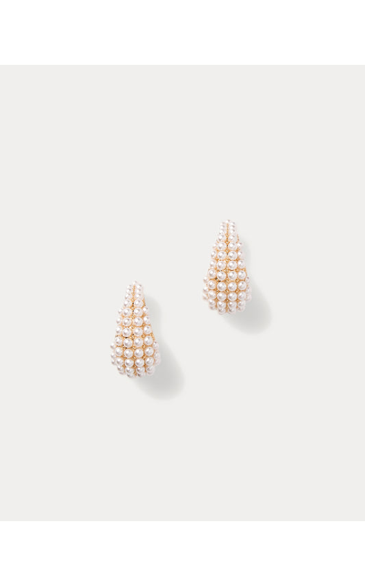 Lilly of the Valley Hoop Earrings
