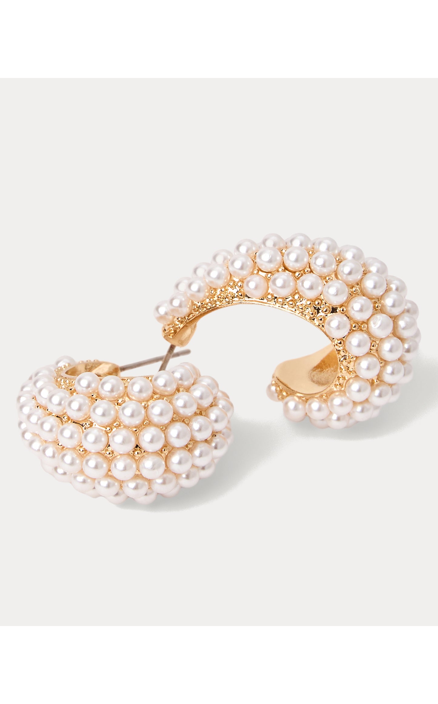 Lilly of the Valley Hoop Earrings