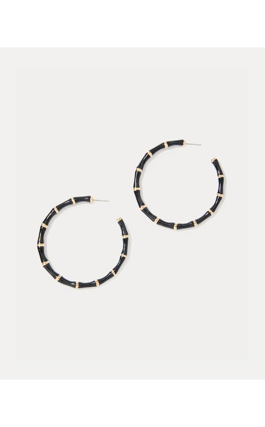 Unforgettable Hoop Earrings Noir