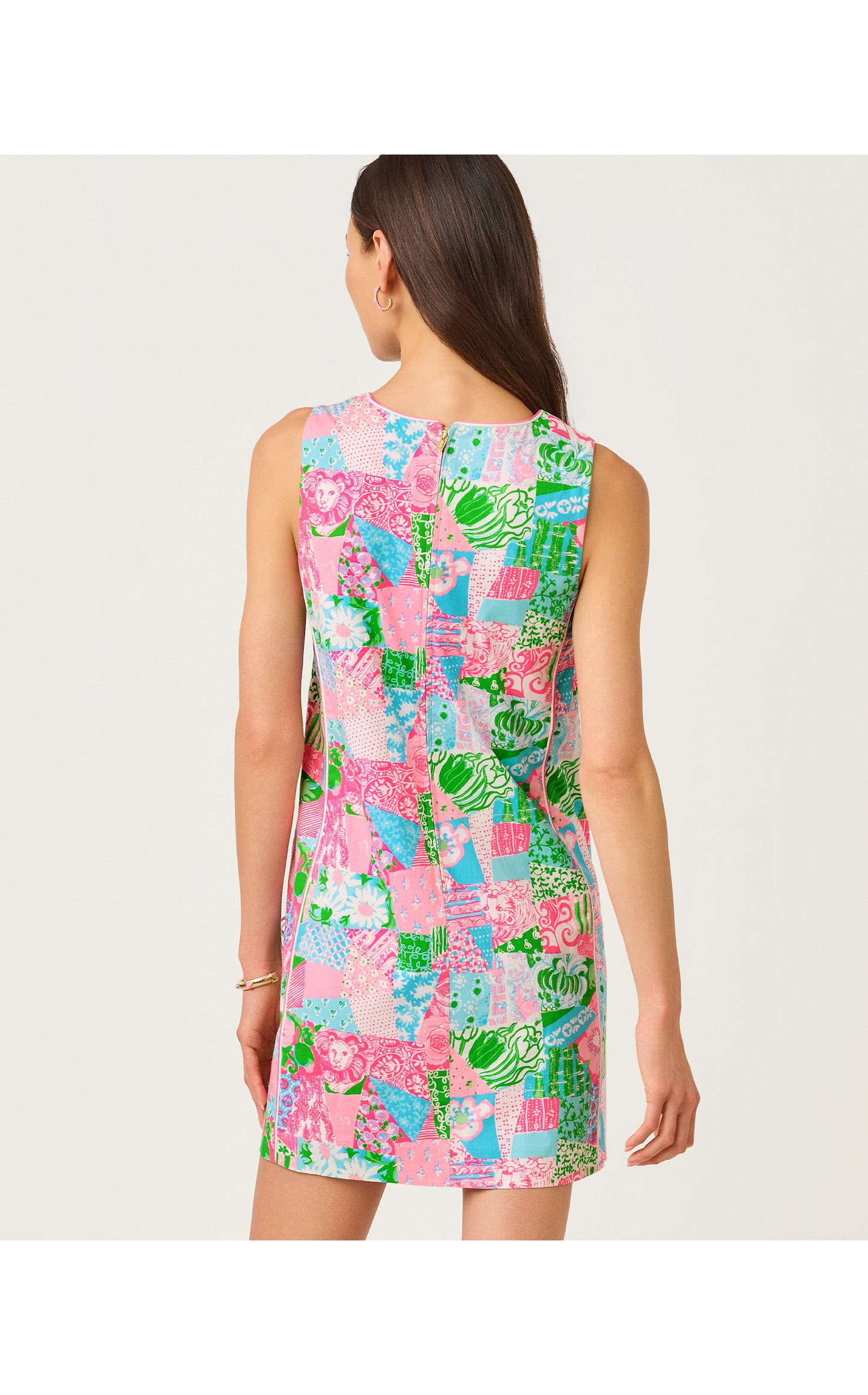 Ettie Stretch Shift Crazy Quilt