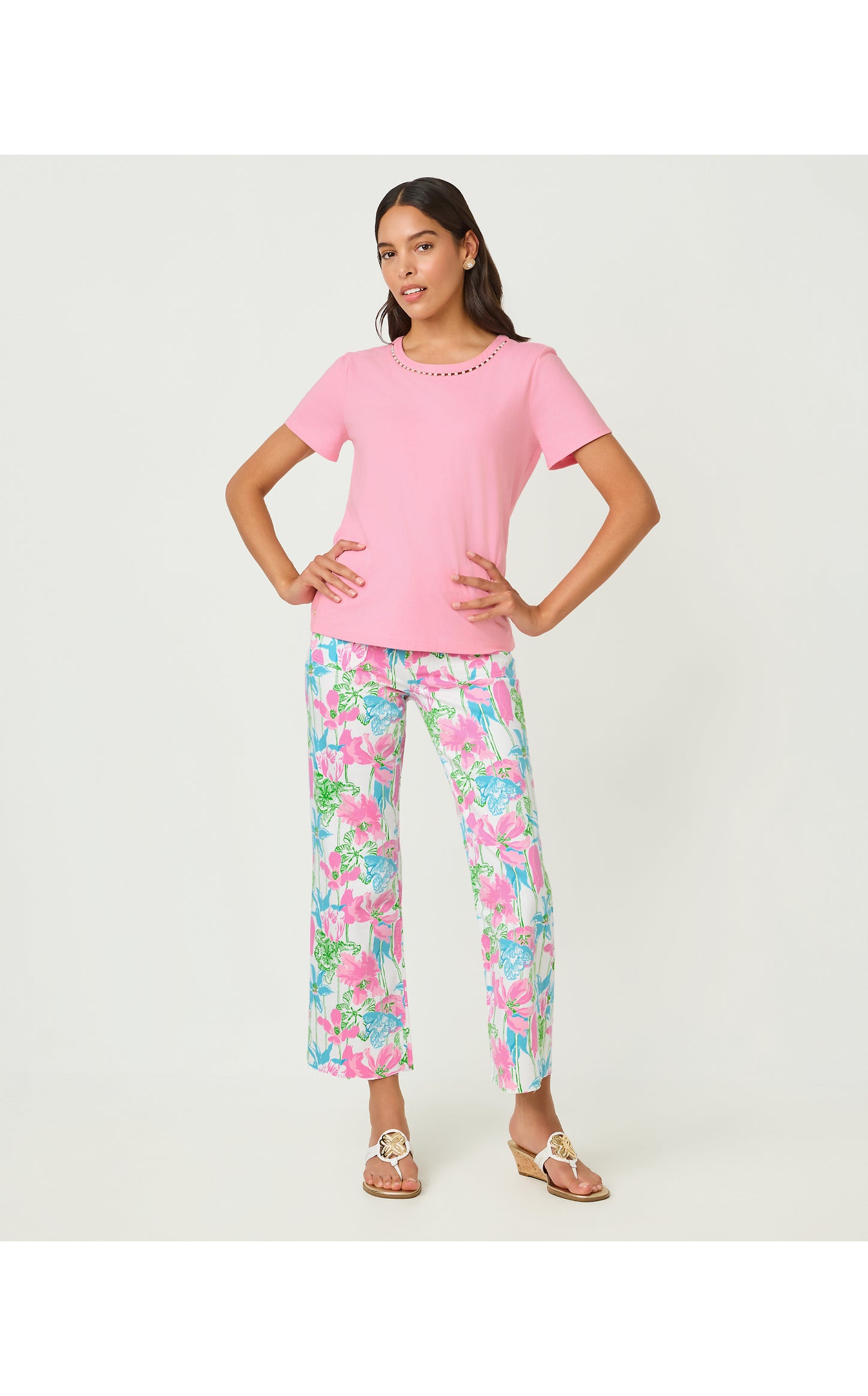 Clairmont Pearl Knit Top Conch Shell Pink