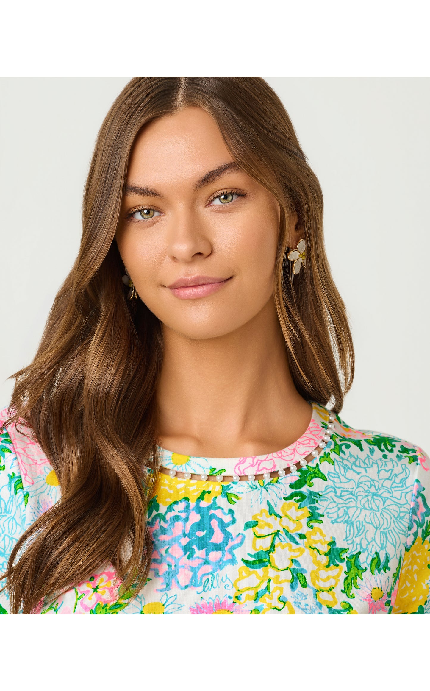 Clairmont Pearl Knit Top Lilly Garden