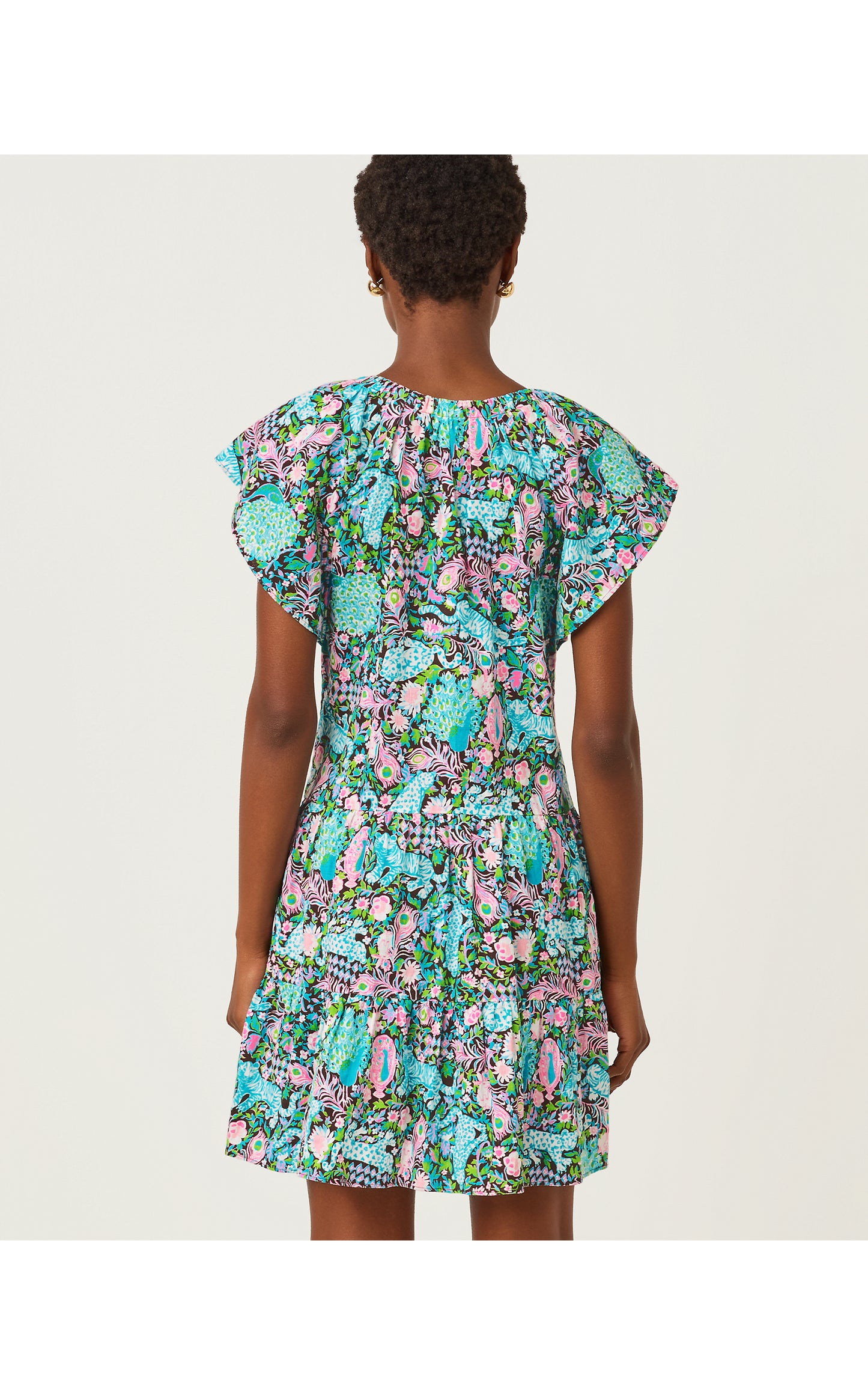 Norella Linen Dress Royal Zoo