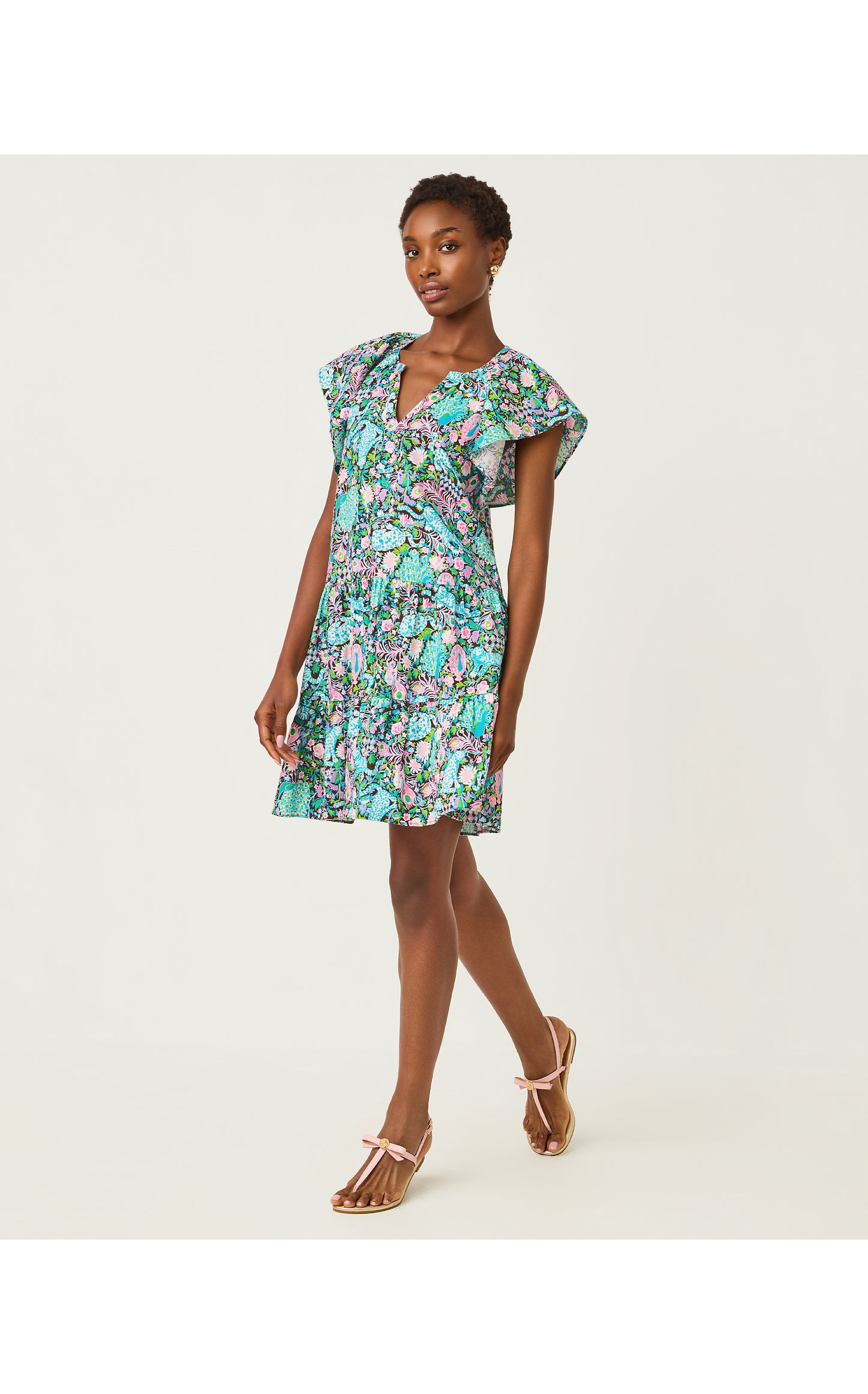 Norella Linen Dress Royal Zoo
