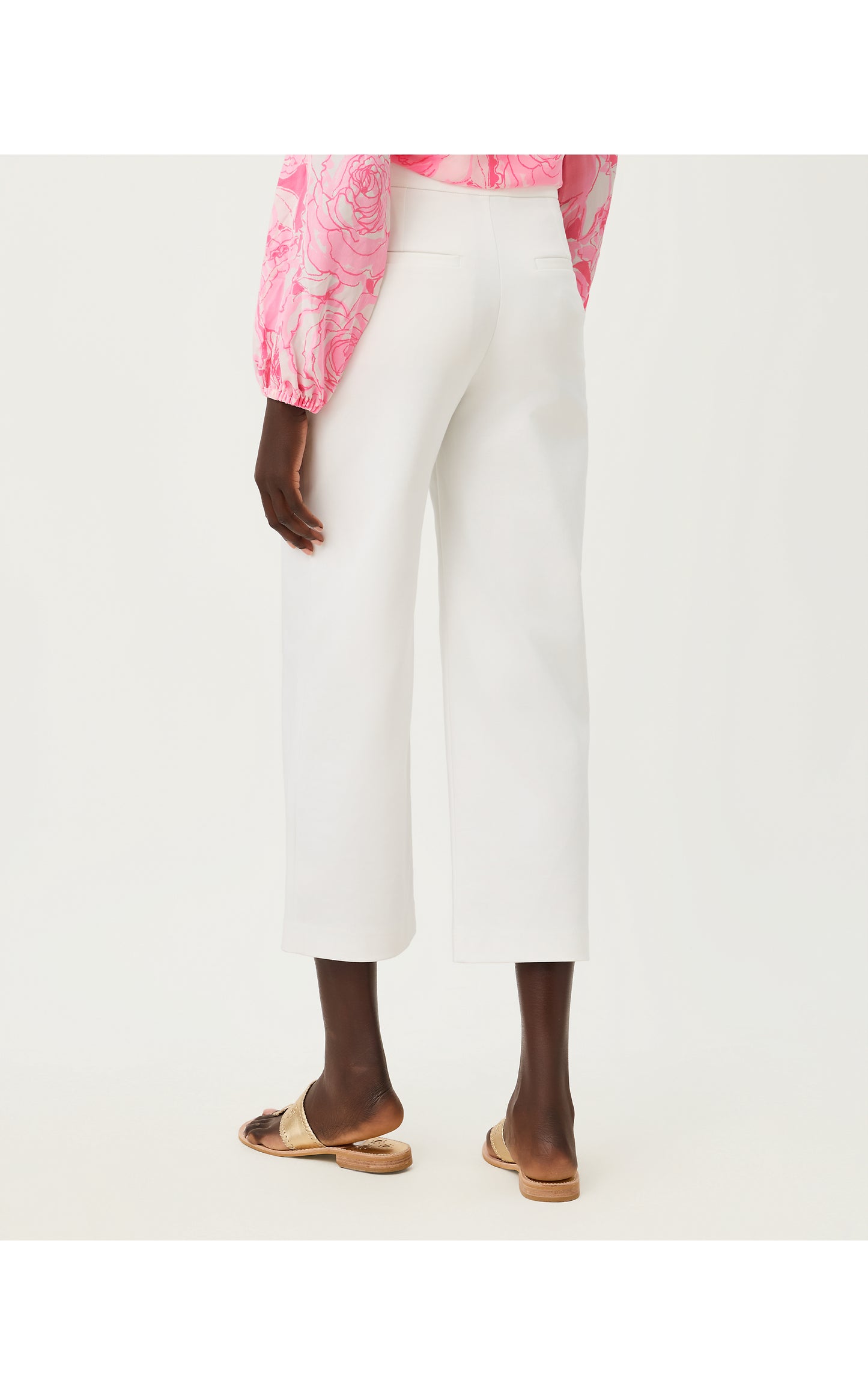 Sarissa Crop Pant Resort White