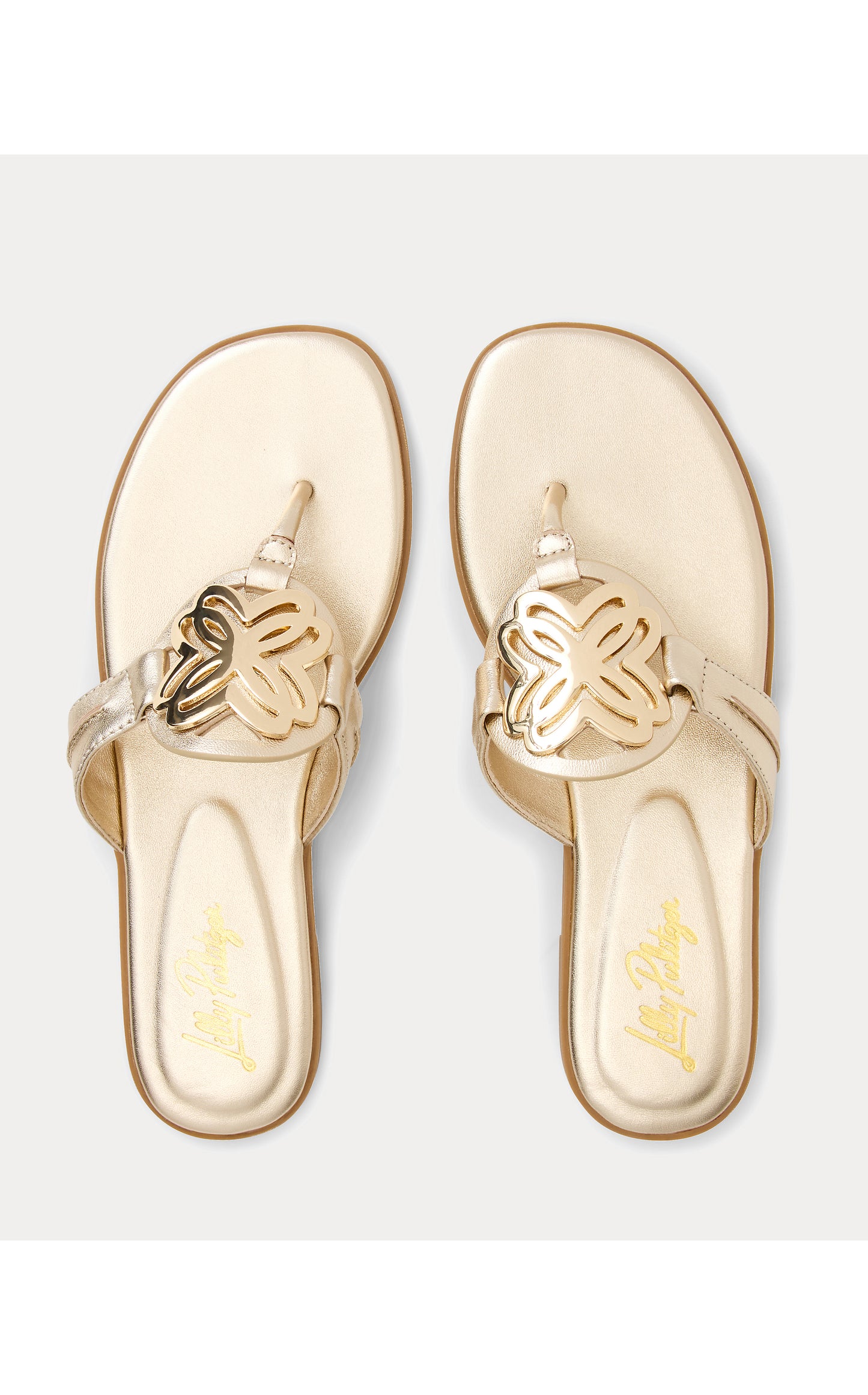 The Lilly Sandal Gold Metallic