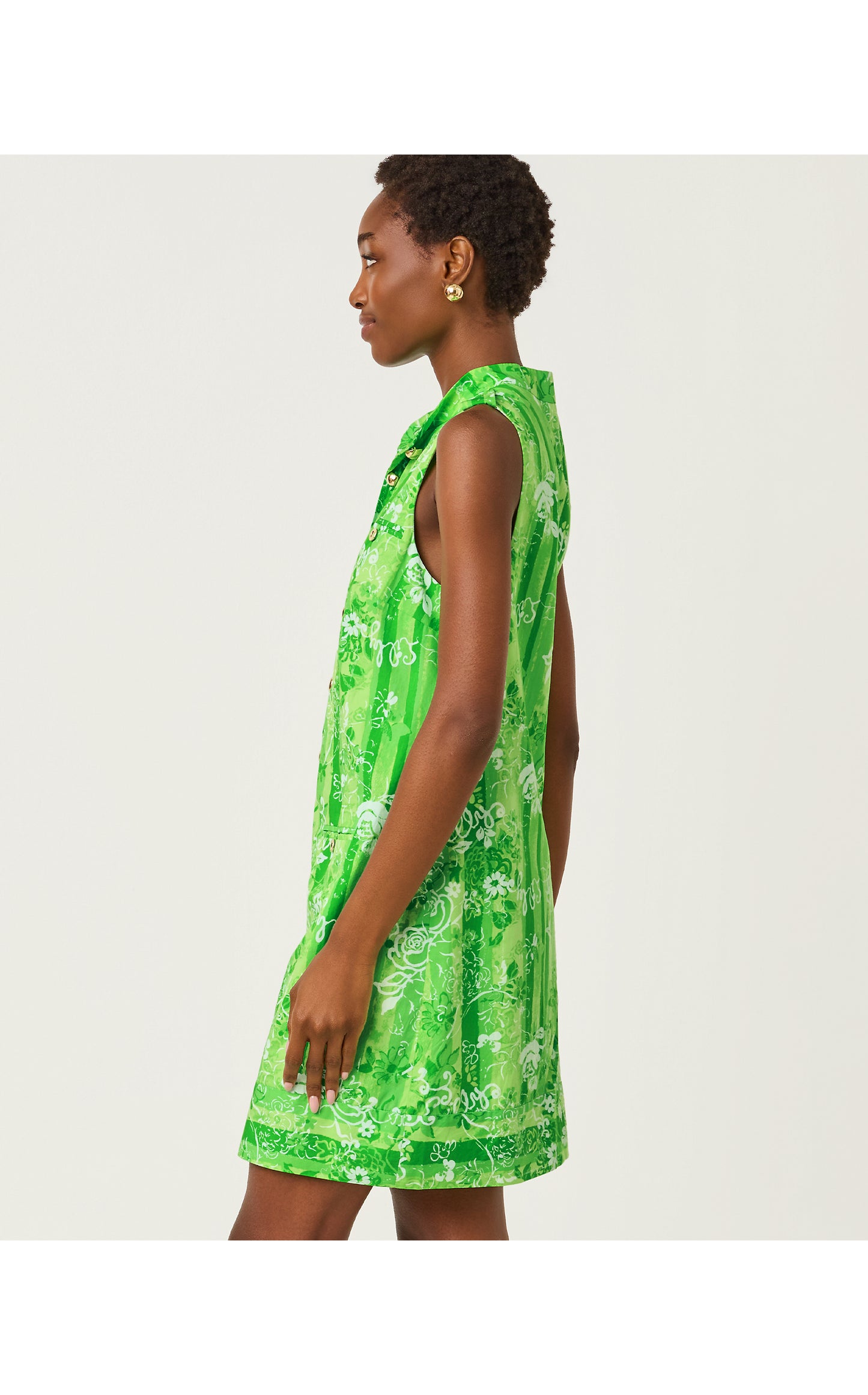 Zorella Shift Jackfruit Green Roseys Petals
