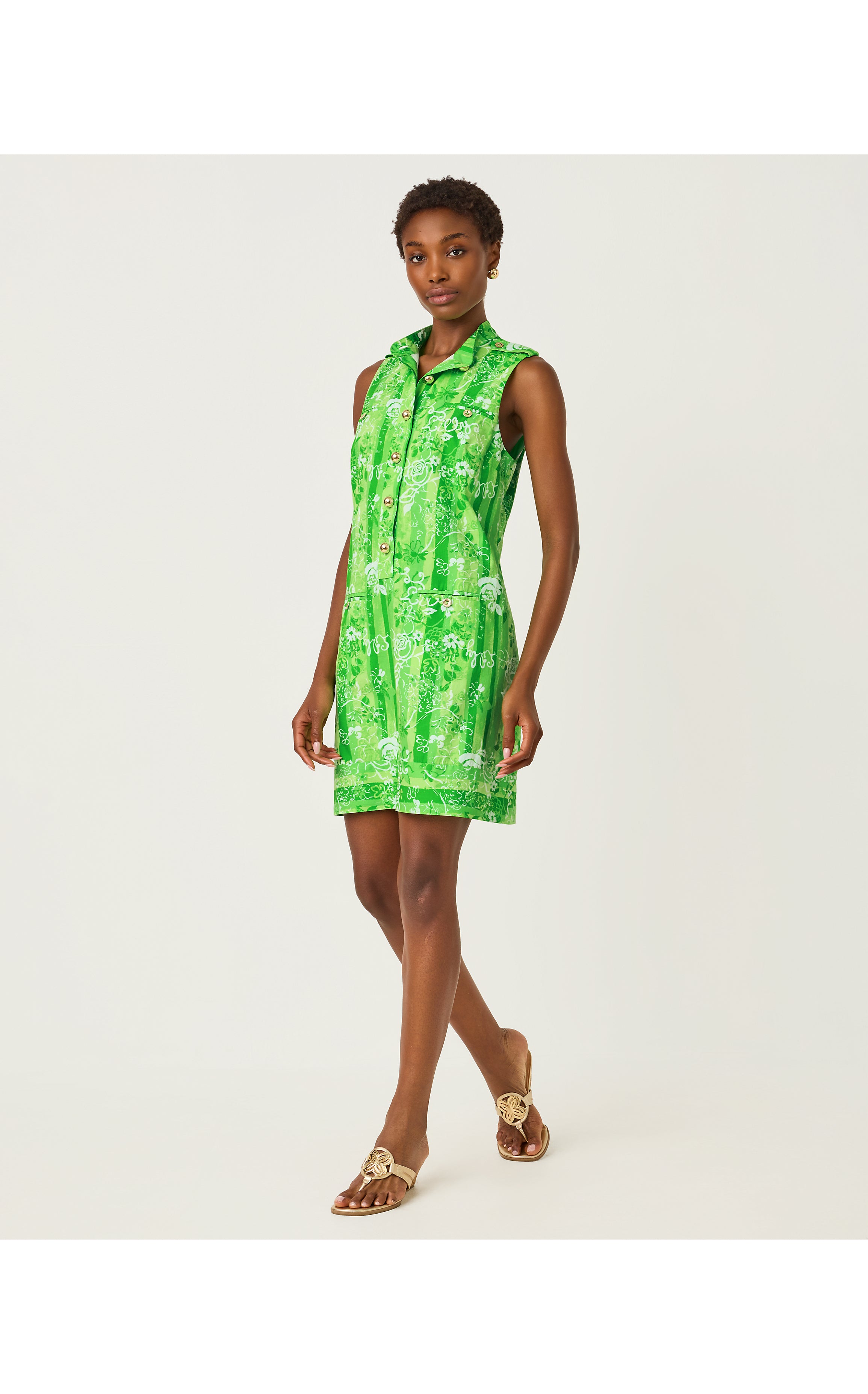 Zorella Shift Jackfruit Green Roseys Petals – Pink Palm Tampa
