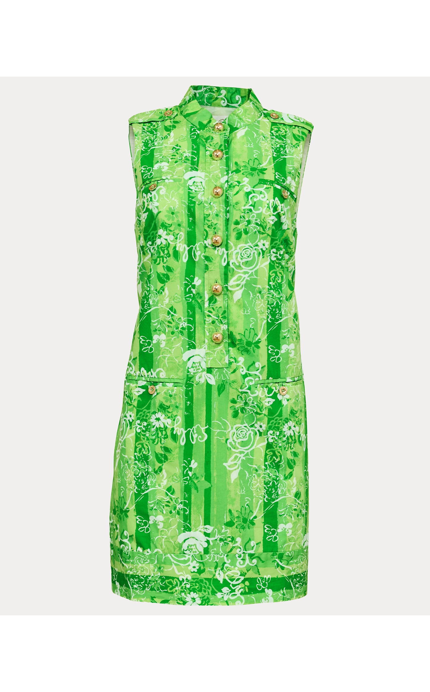 Zorella Shift Jackfruit Green Roseys Petals