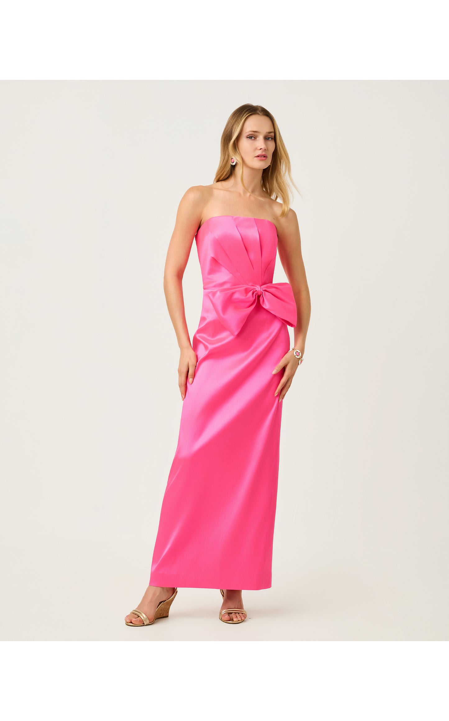 Tiernan Stretch Maxi Dress Cherry Blossom Pink