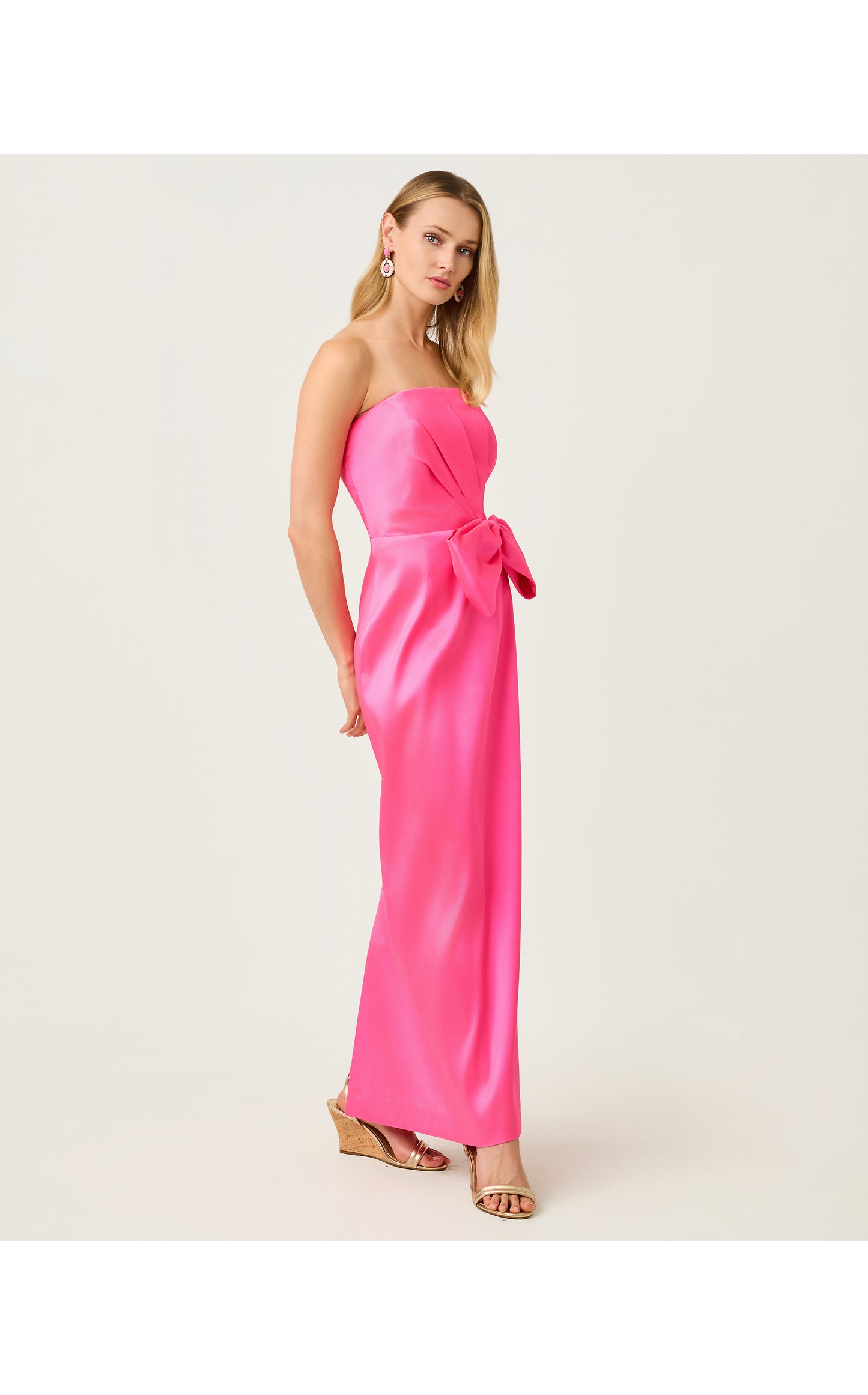 Tiernan Stretch Maxi Dress Cherry Blossom Pink