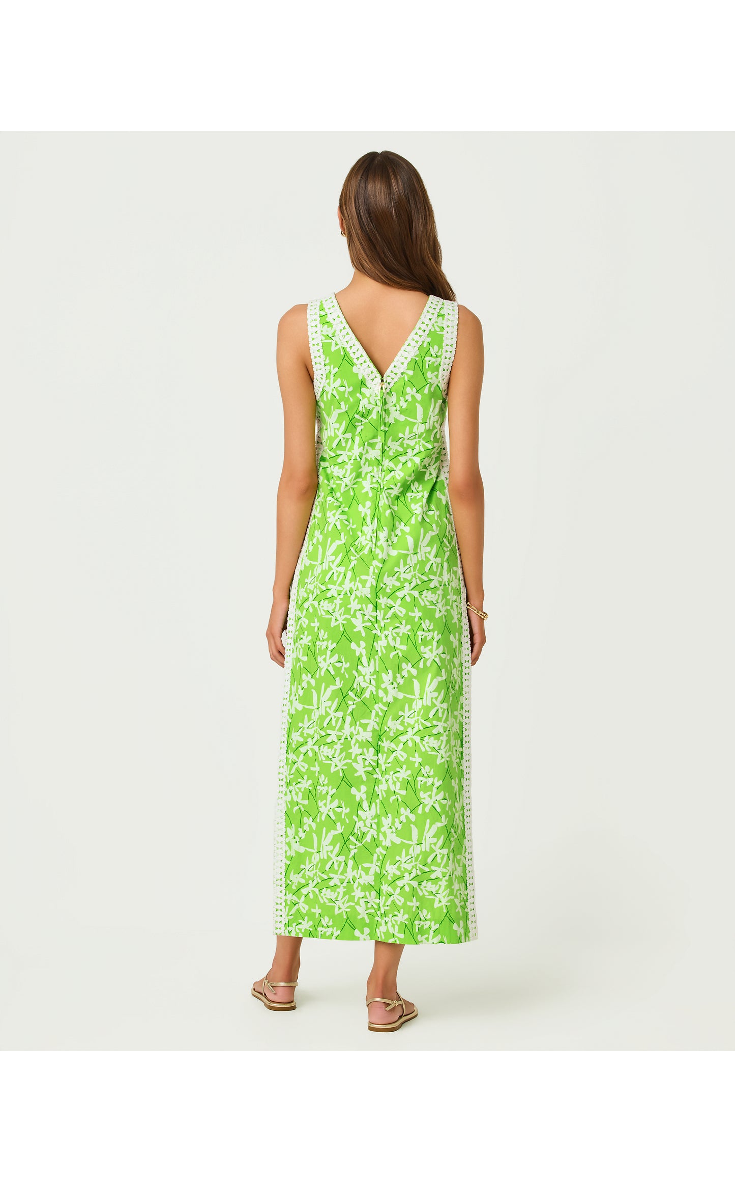 Tina Maxi Romper Crocodile Green Liza