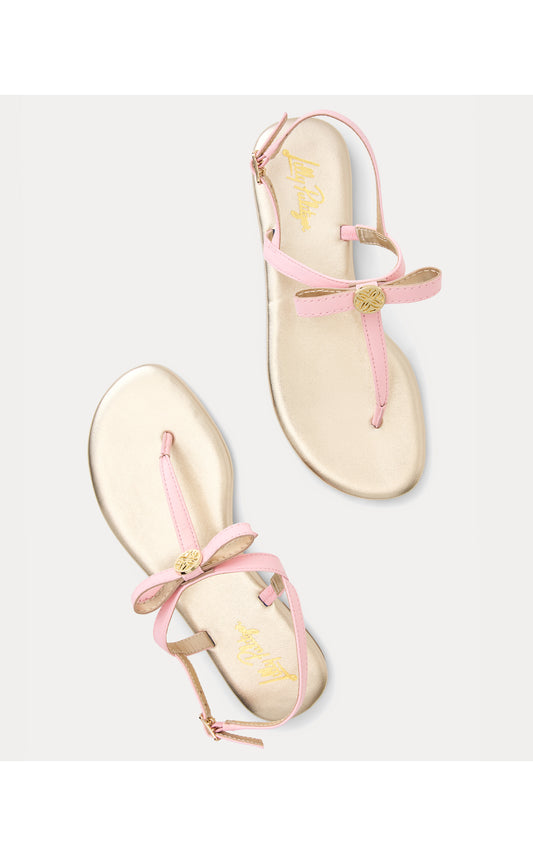Teighen Bow Sandal Pink Muse