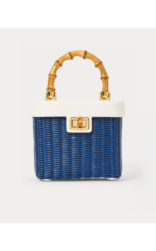Sienna Top Handle Wicker Bag