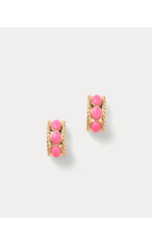 Sunshine Grove Hoop Earrings Cherry Blossom