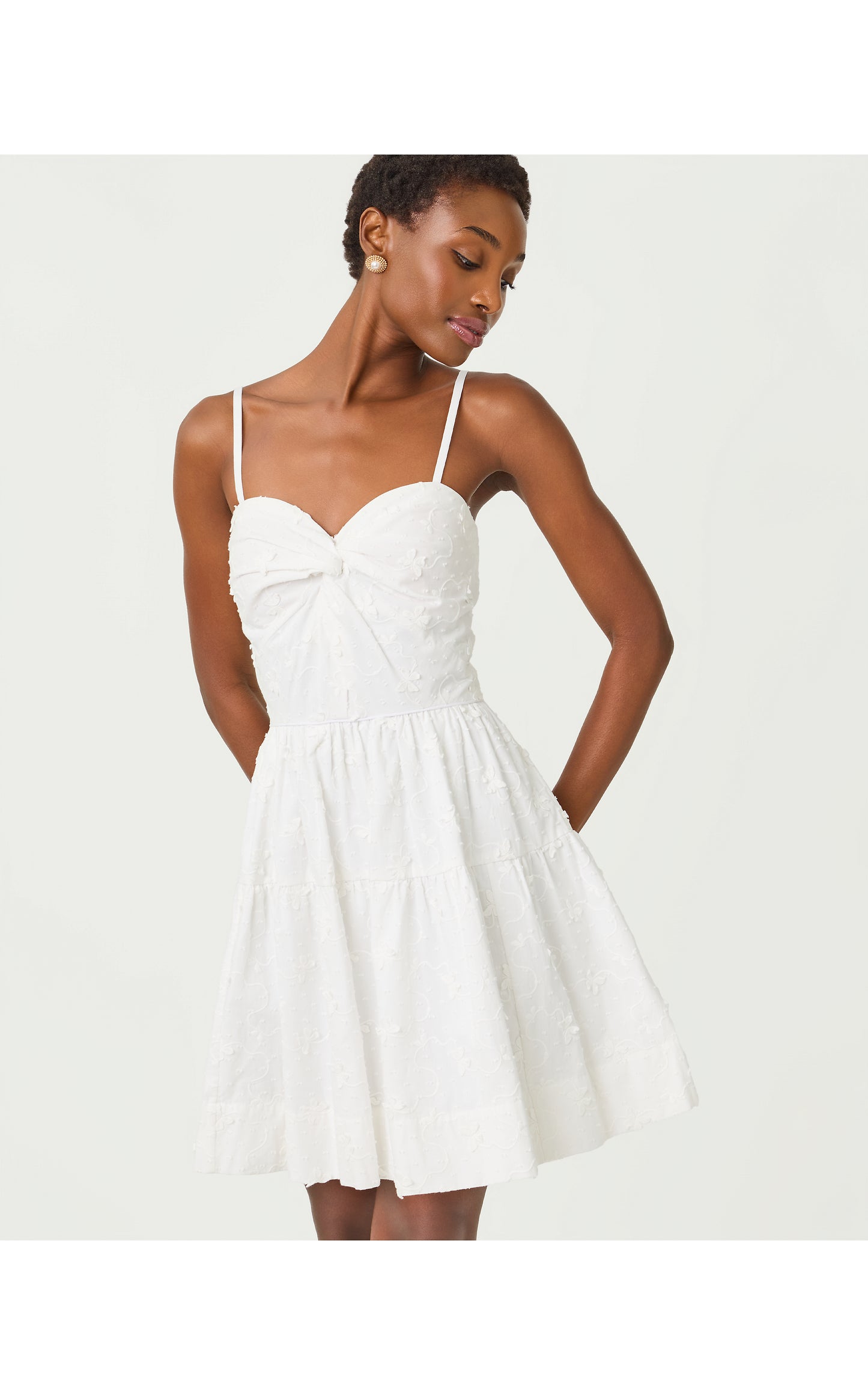Bennet Dress Resort White