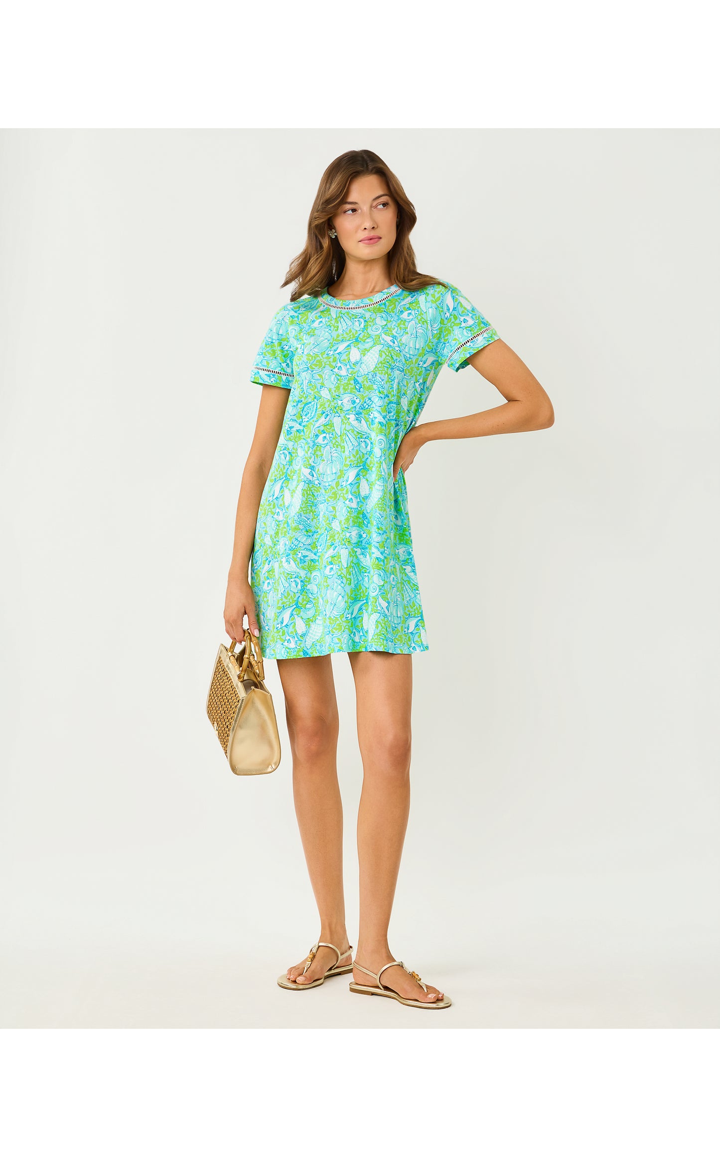 Cody Short Sleeve Dress Throw Me a Line