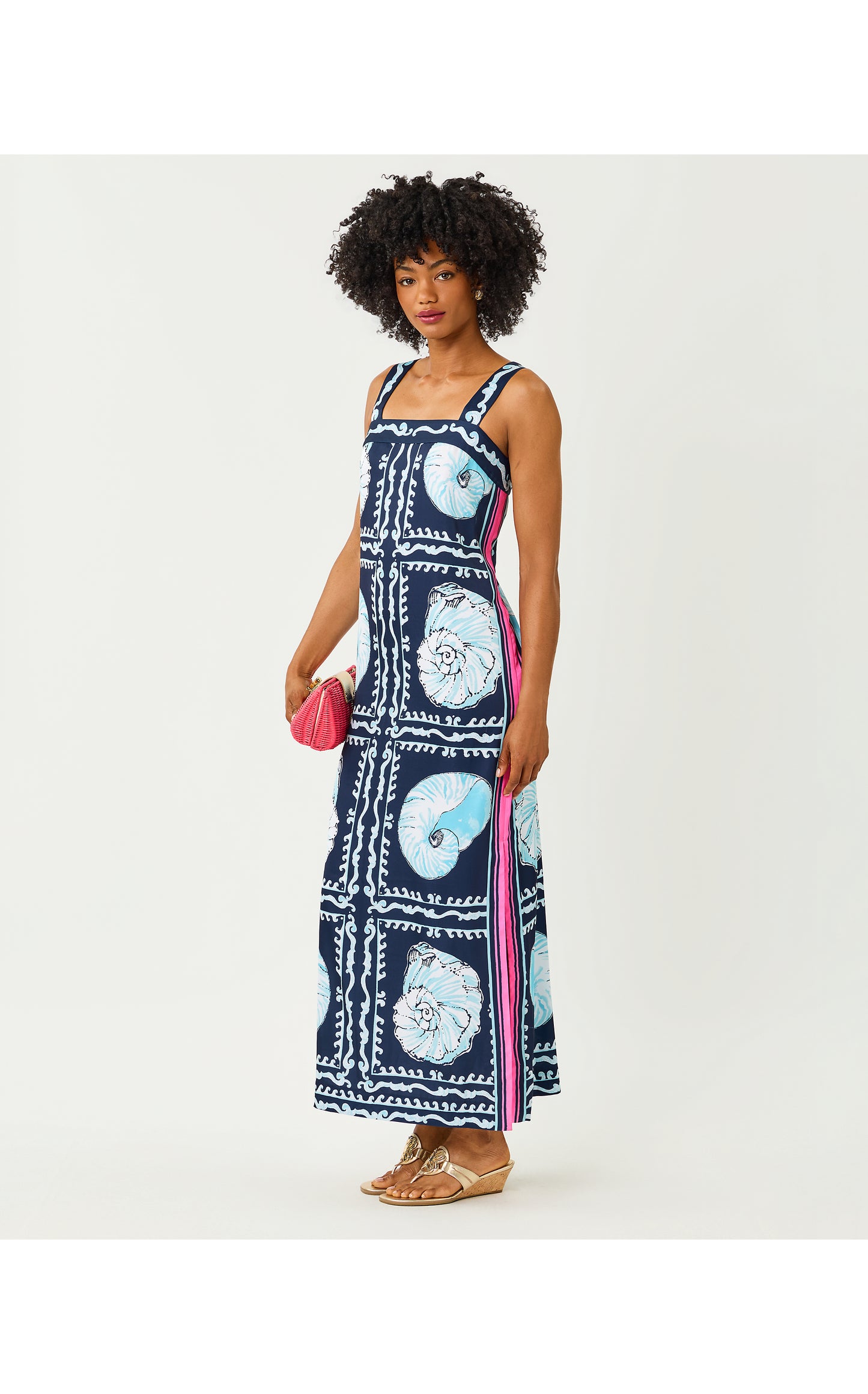 Casandra Maxi Dress Shell Shine