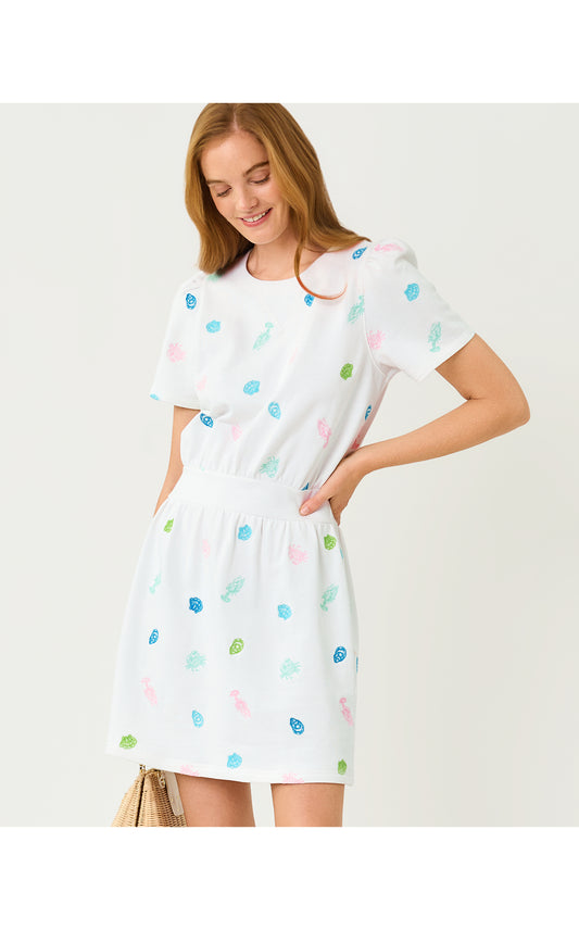 Fenn Dress Beach Treasure Embroidery