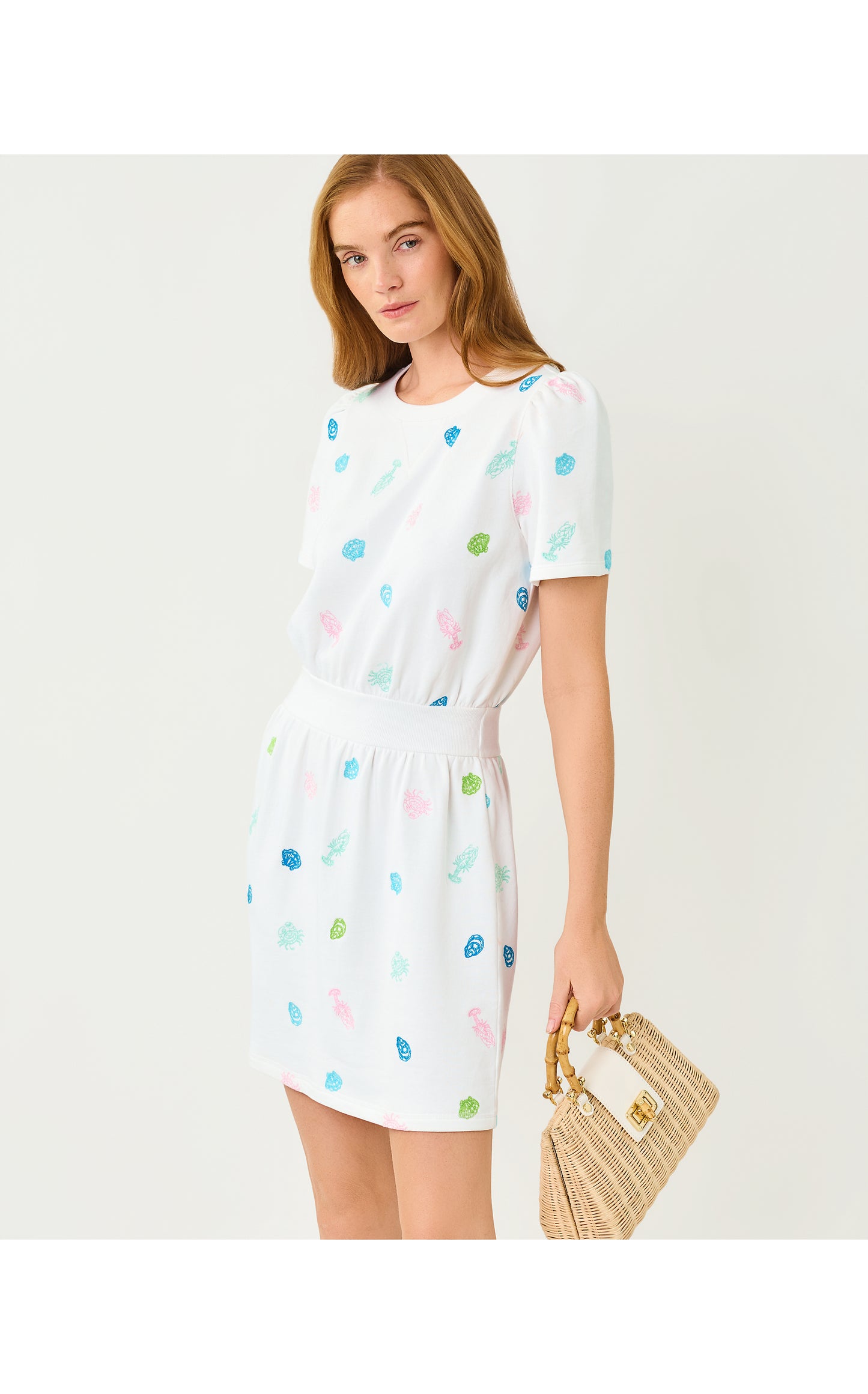 Fenn Dress Beach Treasure Embroidery