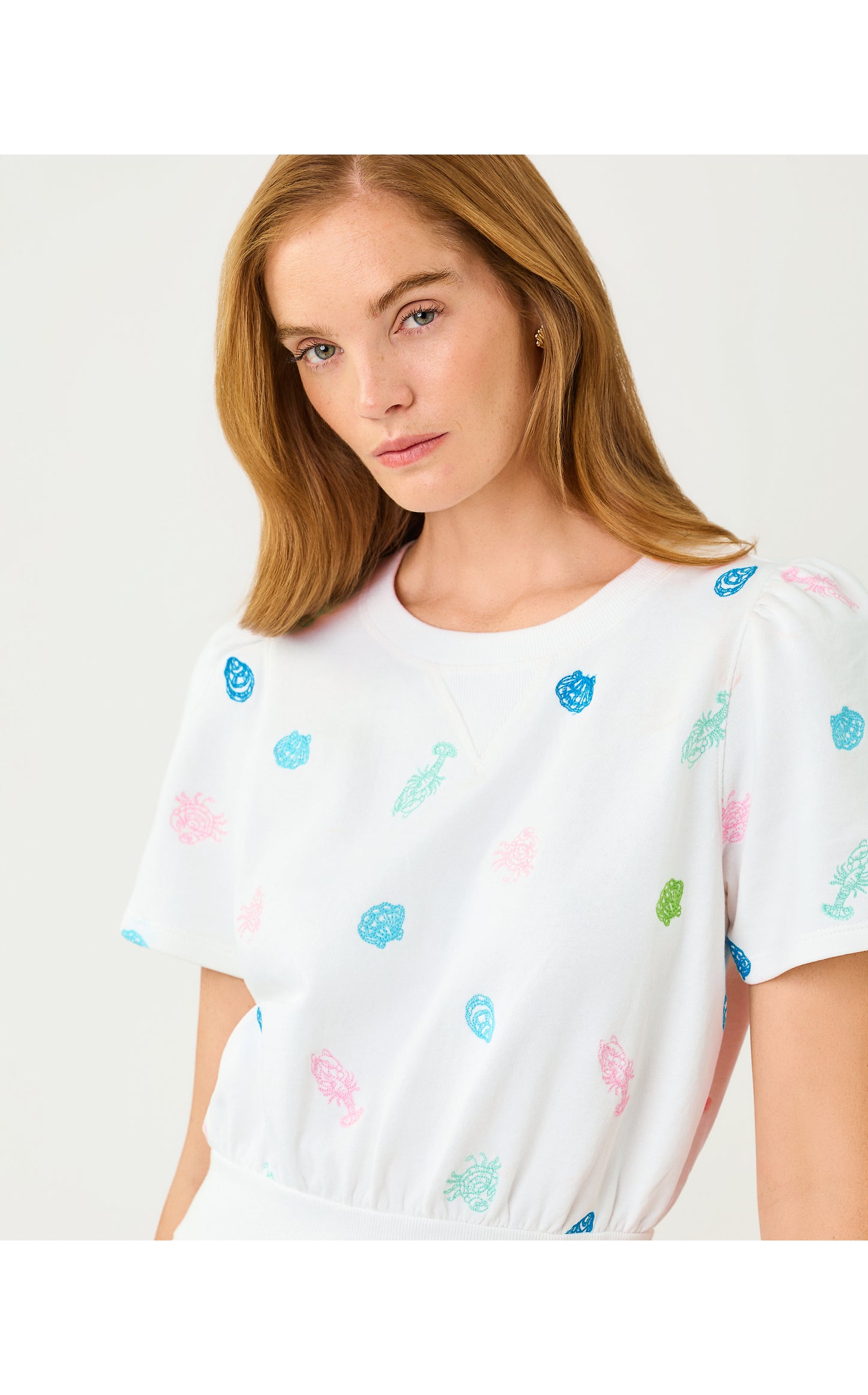 Fenn Dress Beach Treasure Embroidery