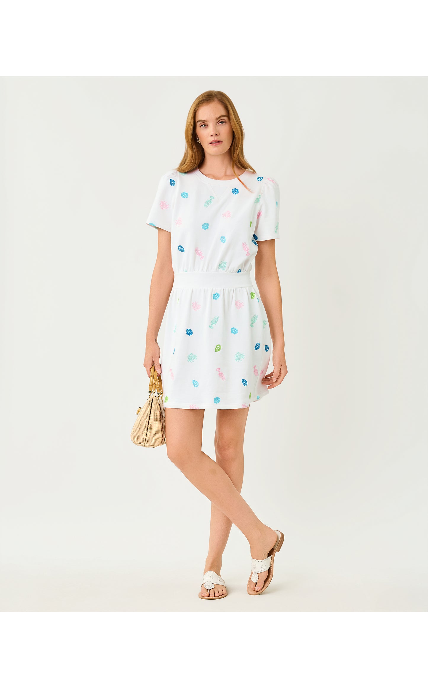 Fenn Dress Beach Treasure Embroidery