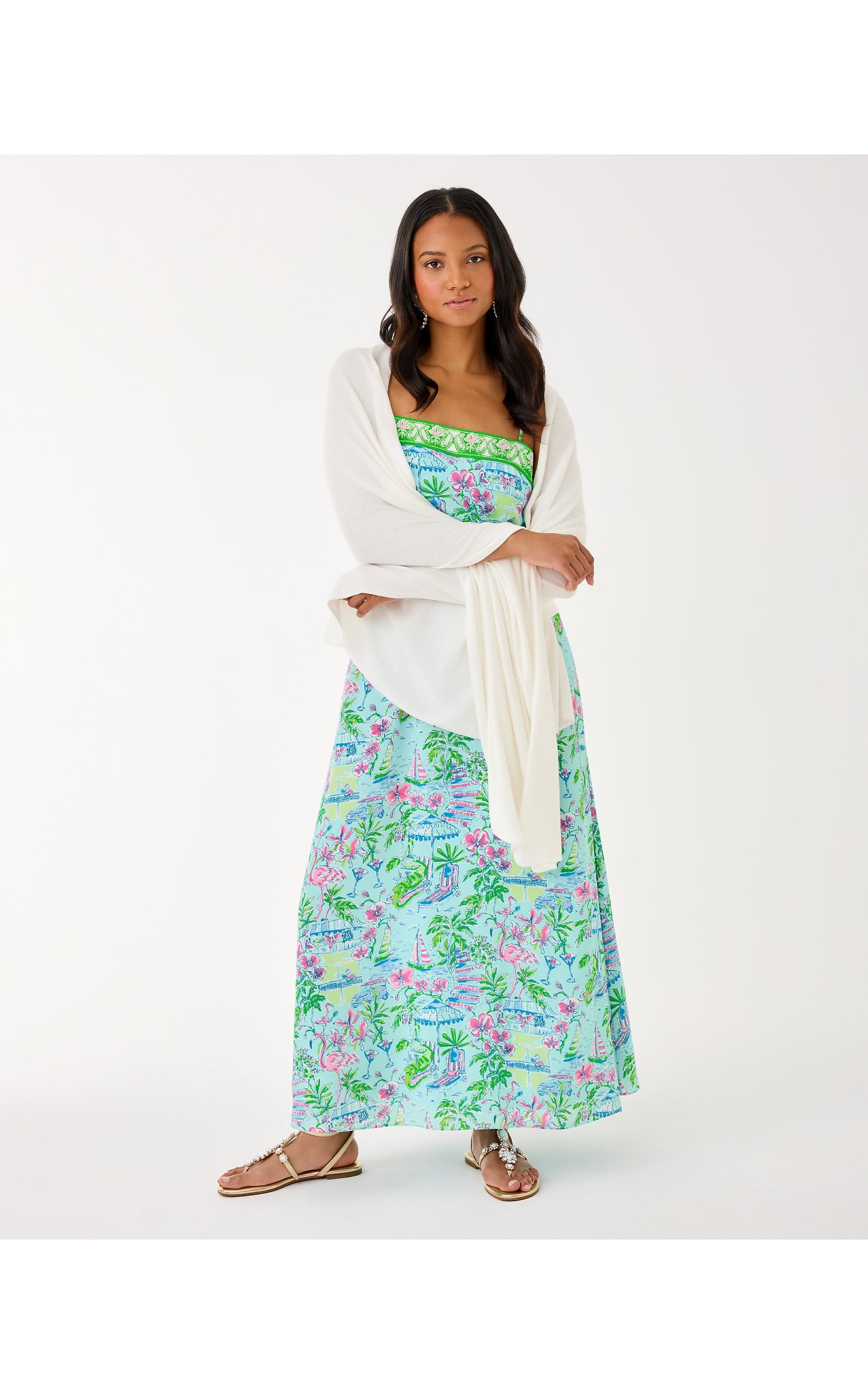 Lanelle Cashmere Wrap Coconut