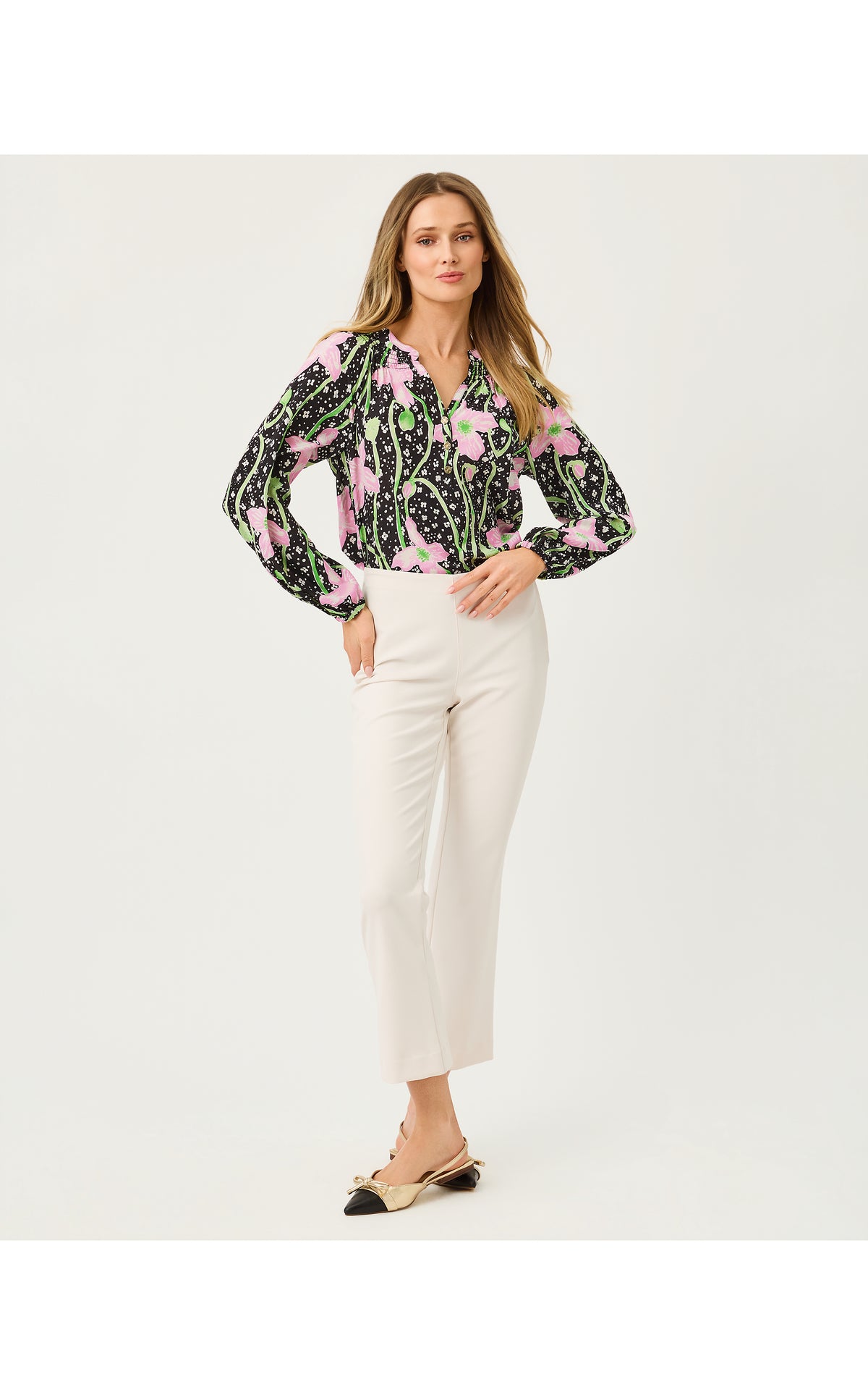 Elsa Top Blushing Blooms