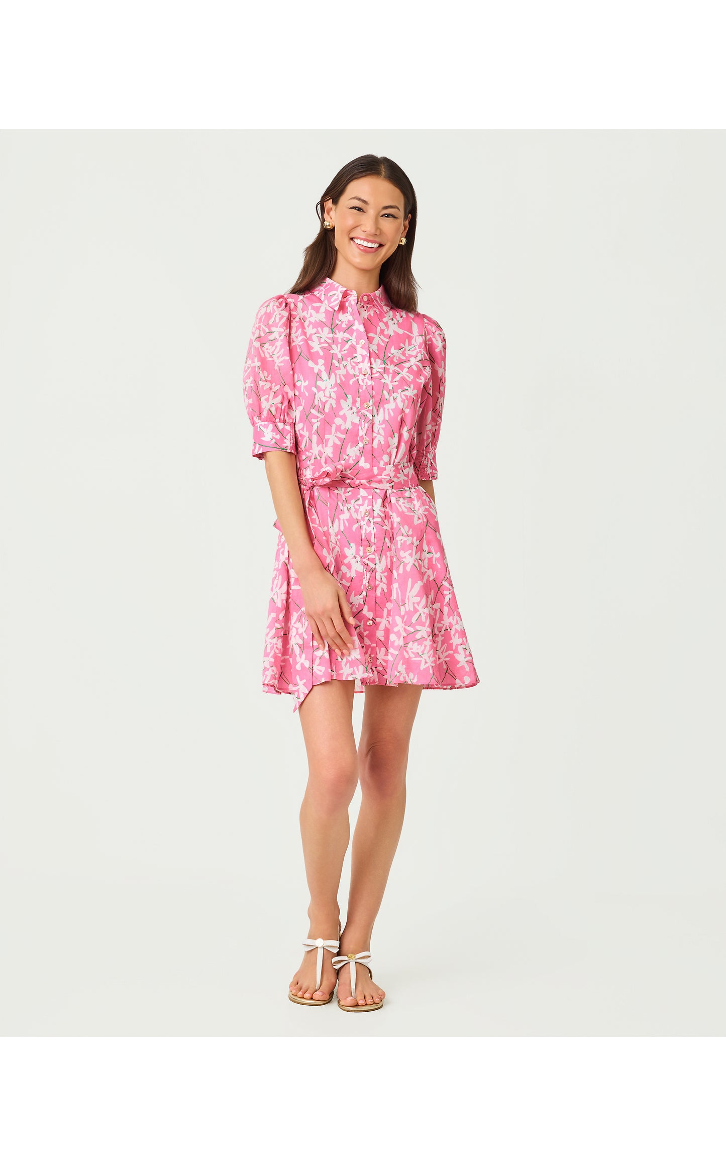Larkyn Shirtdress Confetti Pink Liza
