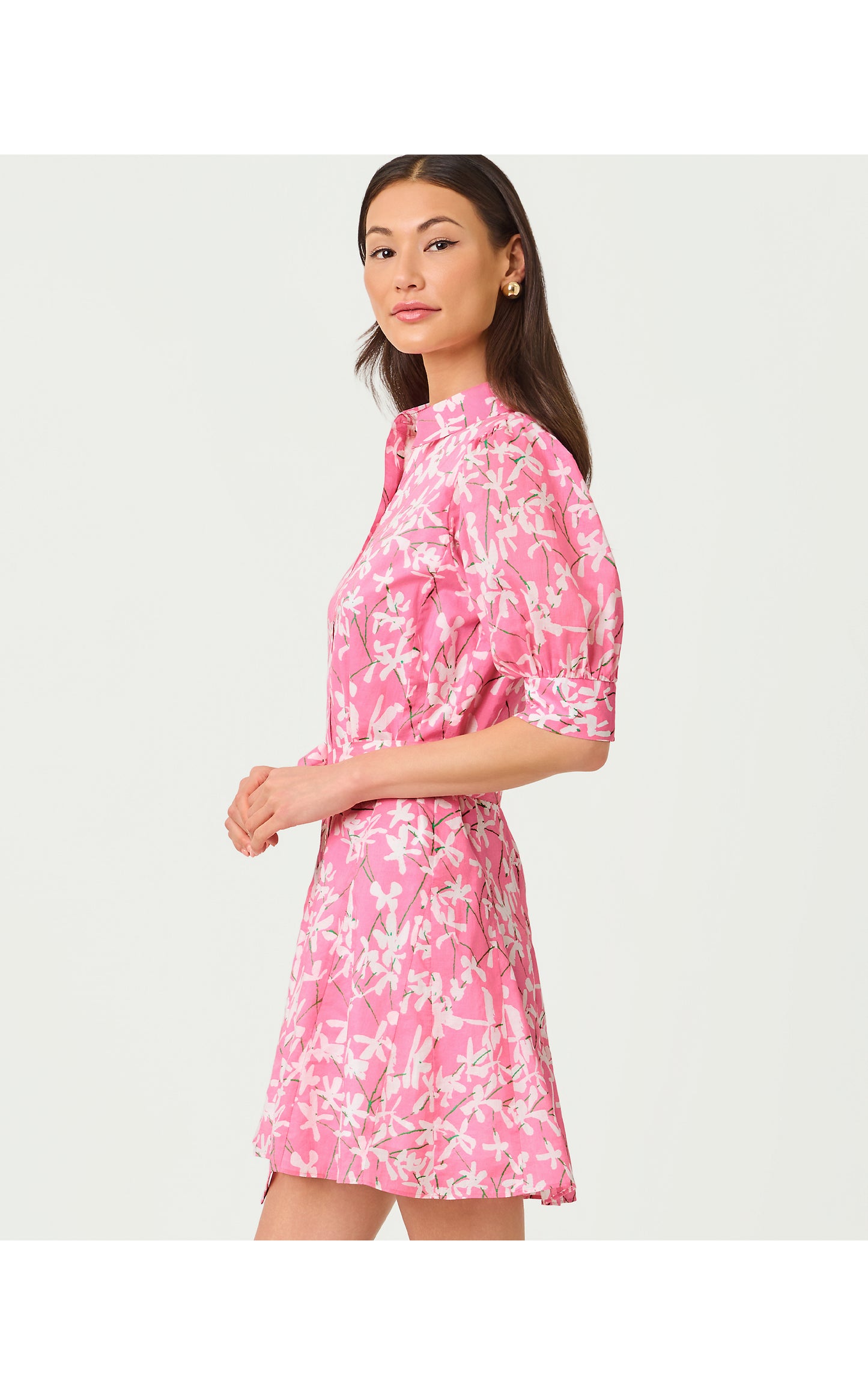 Larkyn Shirtdress Confetti Pink Liza