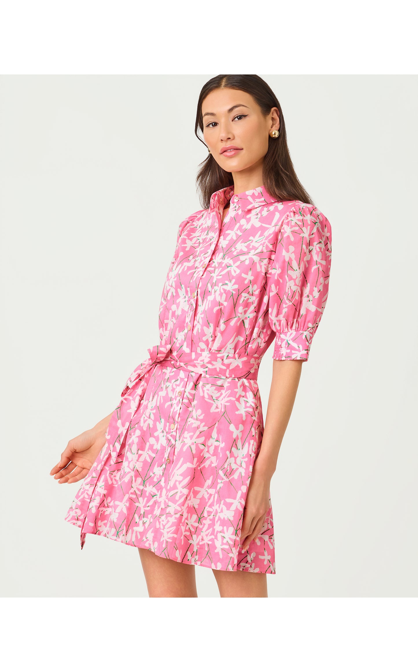 Larkyn Shirtdress Confetti Pink Liza